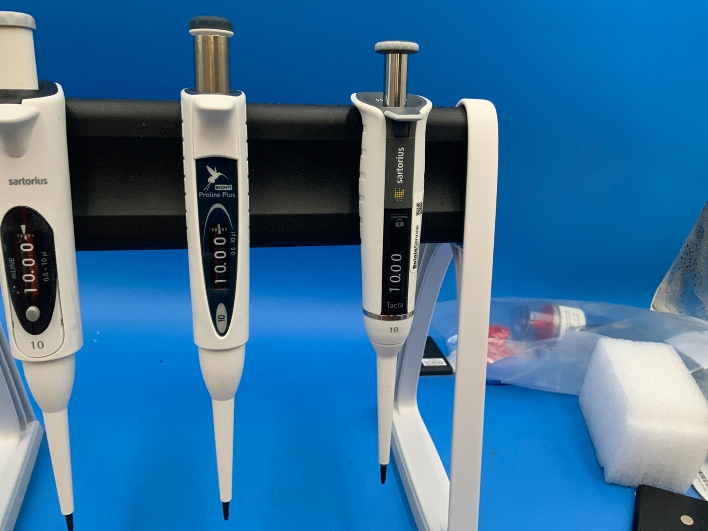 Sartorius Biohit Single Multi Channel Adjustable Pipette TESTED working Stand