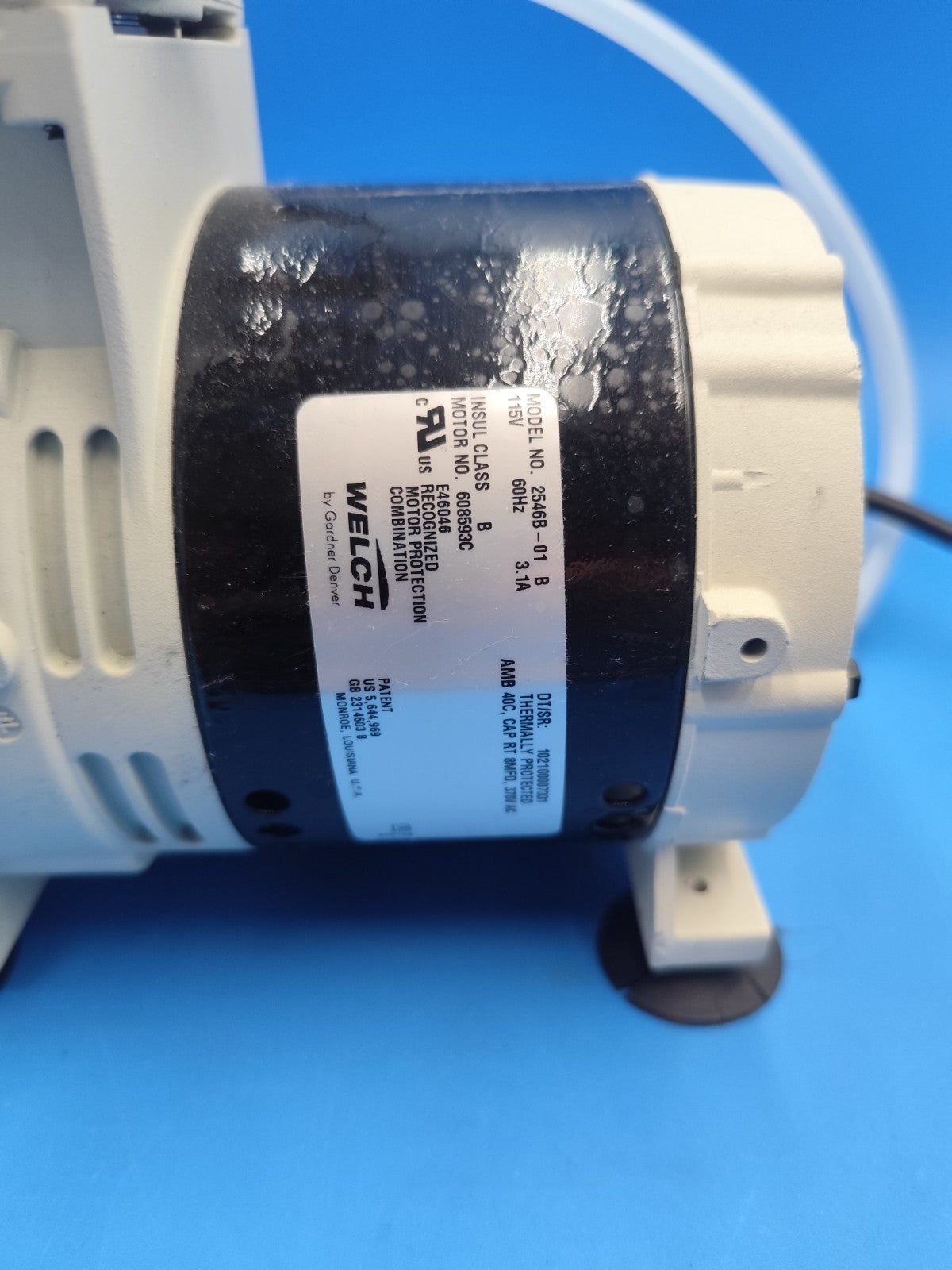 Welch 2546B-01 Vacuum Pump Piston Pressure Vacuum 100 psi 1.6 Year 2021 Warranty