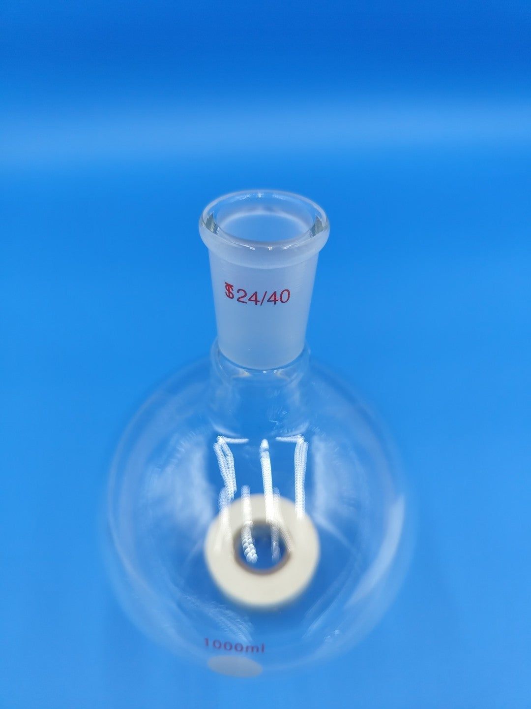 1000ml 1 Liter Round Bottom Boiling Glass Flask w 24/40 Single Neck New