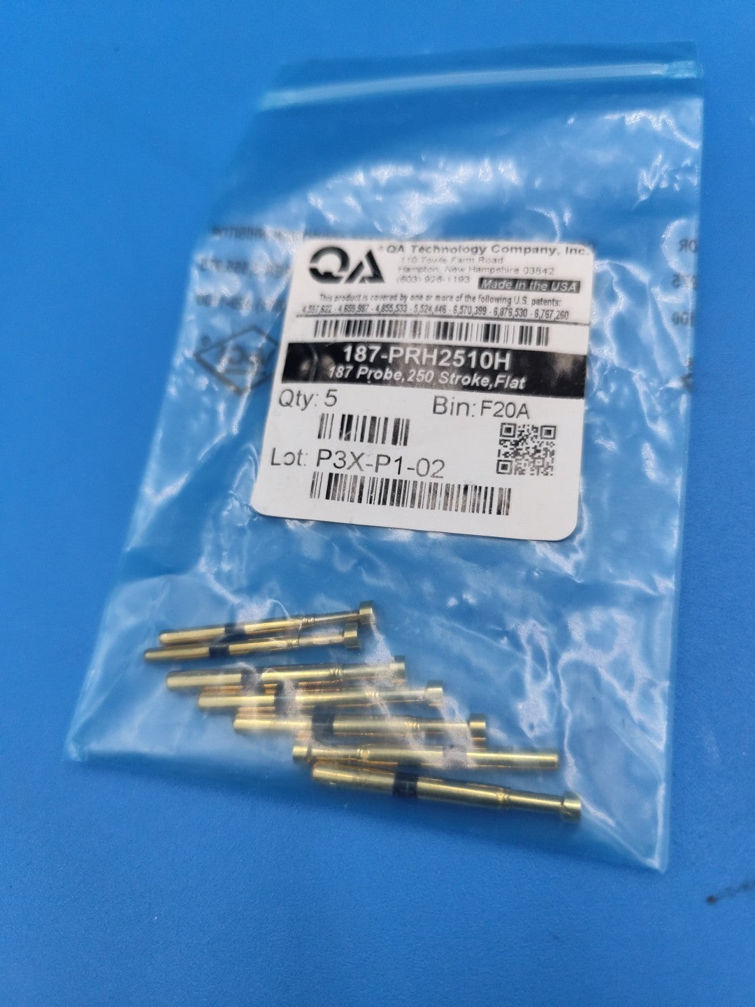 187-PRH2510H187 Probe 250 Stroke Flat