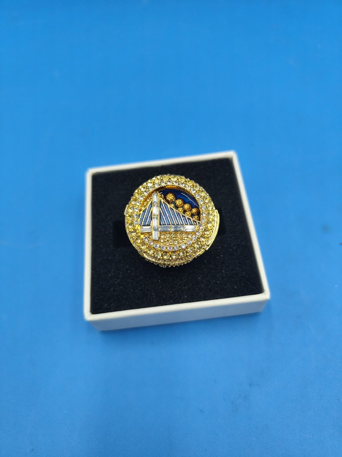 Warriors 2022 Championship Ring | Twist-Off Top | Curry #30 Replica | Fan Gift