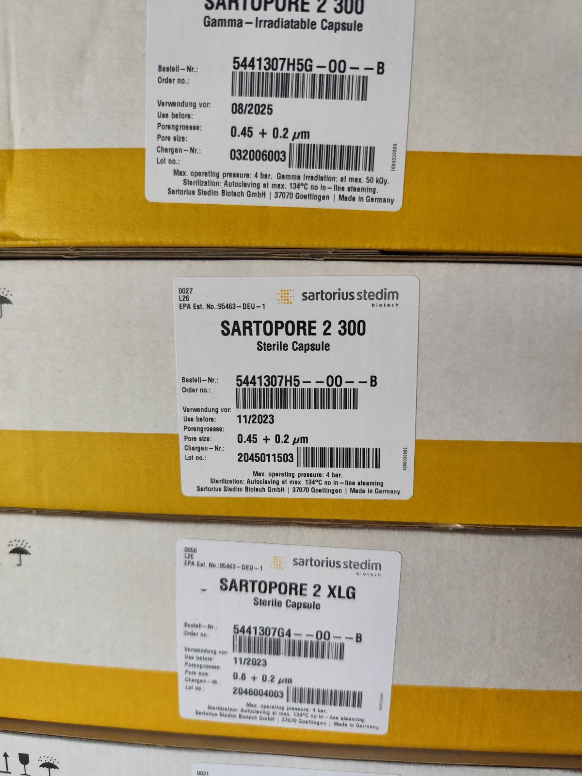 Sartorius Cat No 5441307H5--00--B Sartopore Size 5 Sterile Capsule