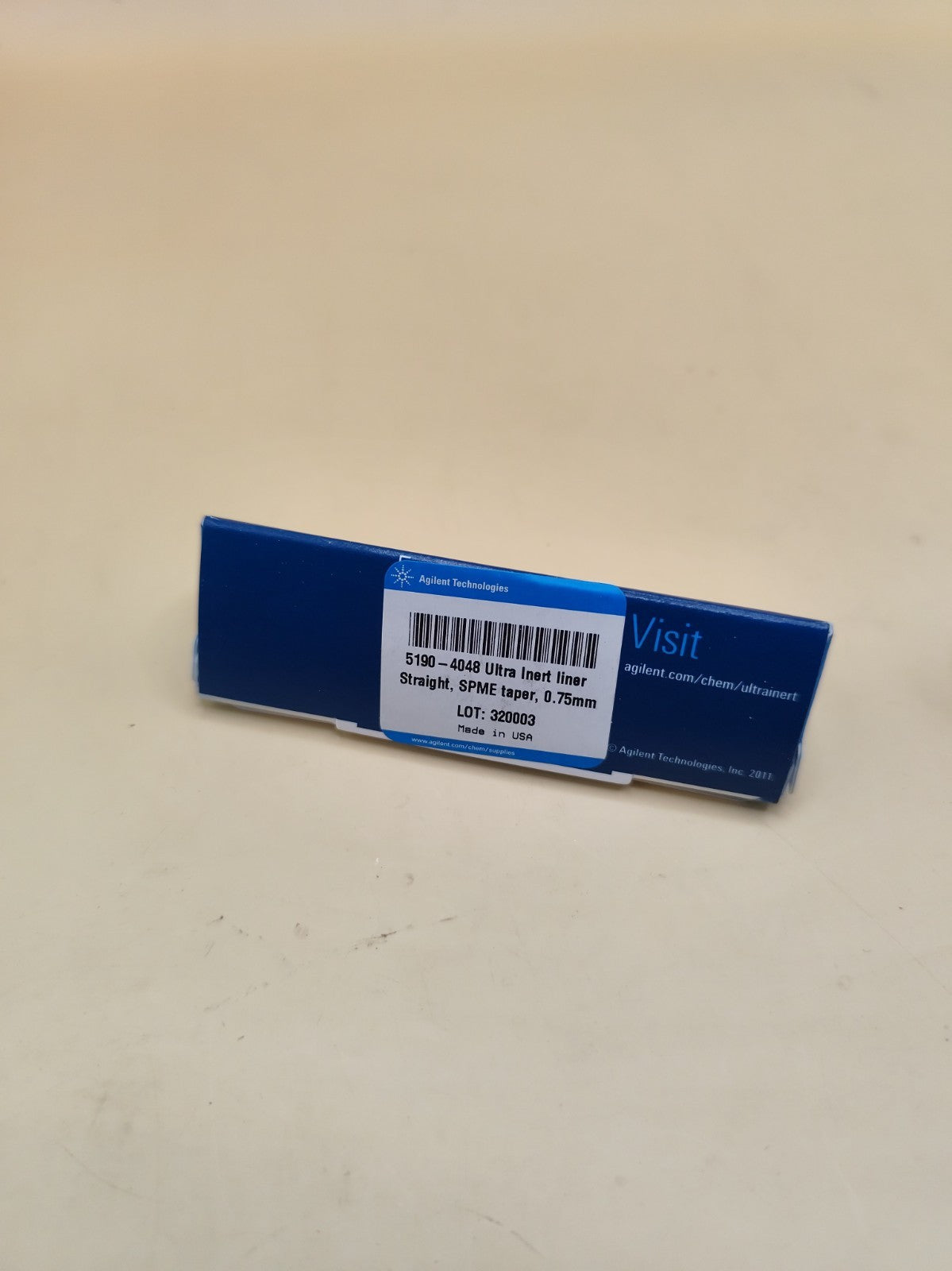 Agilent GC Ultra Inert Inlet Liner, Straight, SPME, 0.75mm - 1pk 5190-4048