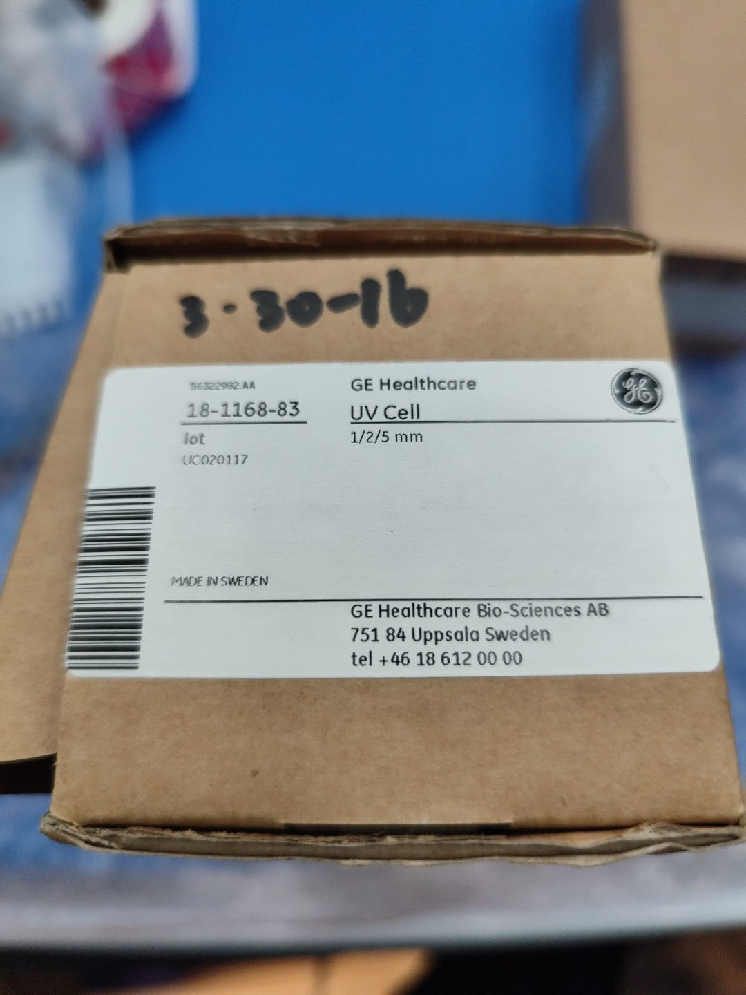 uv cell 18-1168-83 New Foe GE Akta