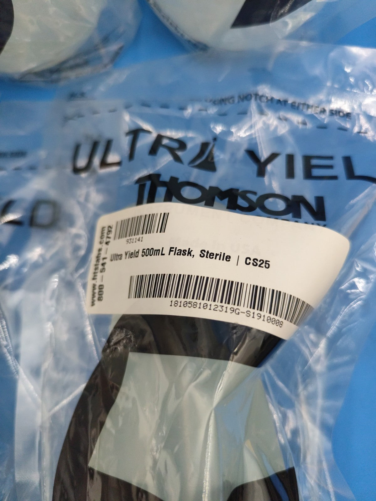 5 Bottles Thomson ultra yield 500ml Baffled Shaking Flask Culture
