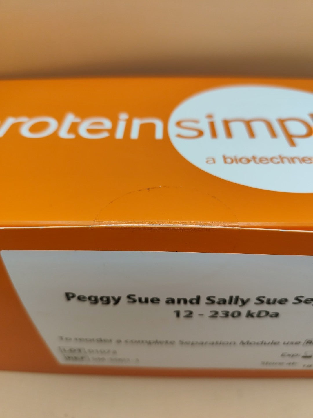 ProteinSimple 12-230 kDa Separation Module for Peggy Sue or Sally Sue 480 Capill