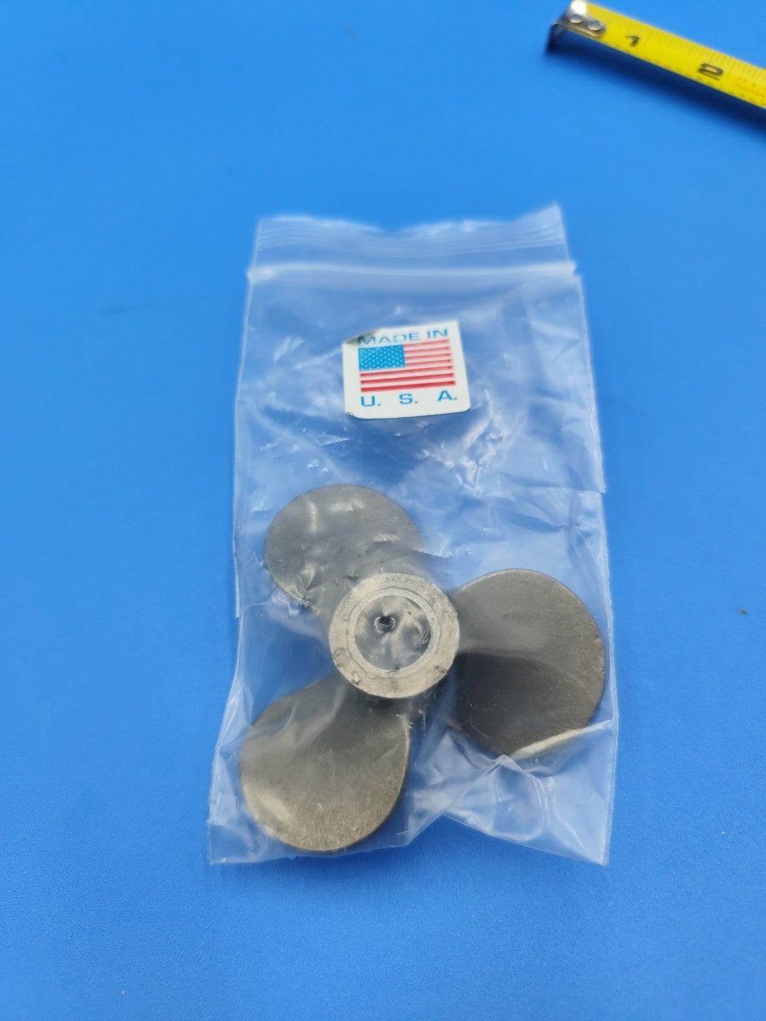 New Propeller 3 Blade 3" Diameter For 1/2" Shaft