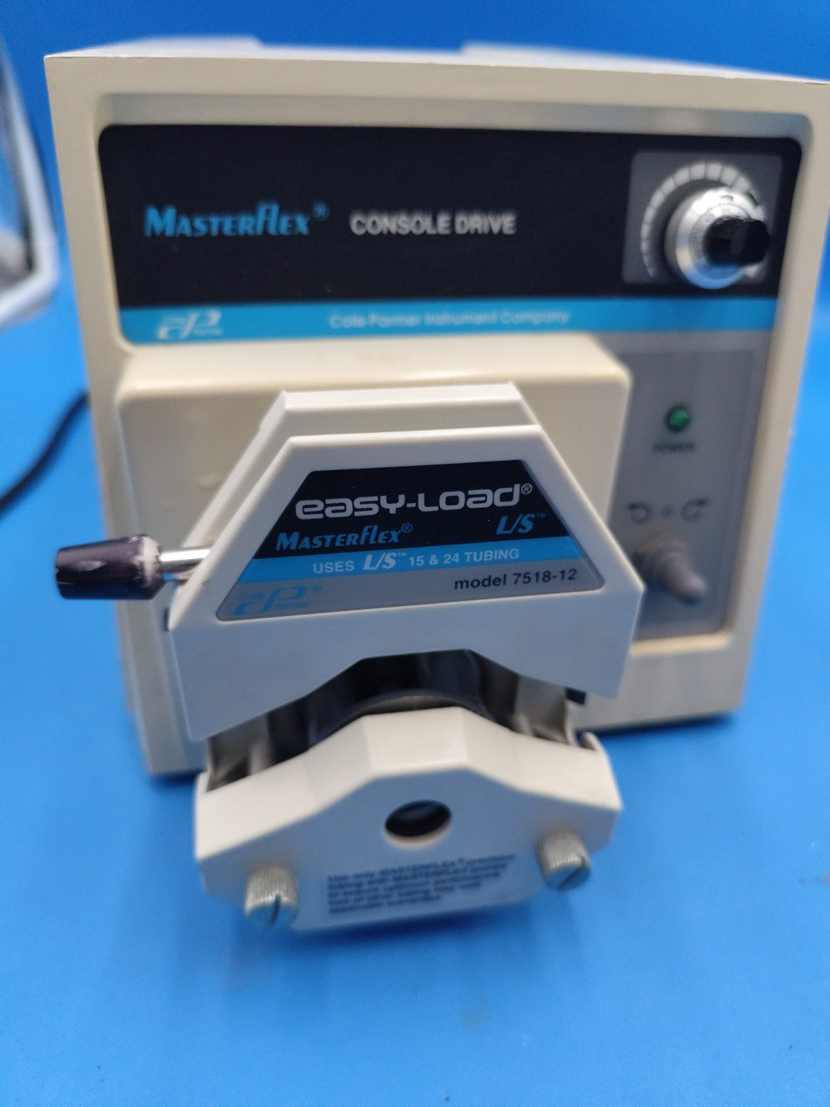 Masterflex Console Drive with EasyLoad L/S head 7521-40 Adjustable Speed 6-600