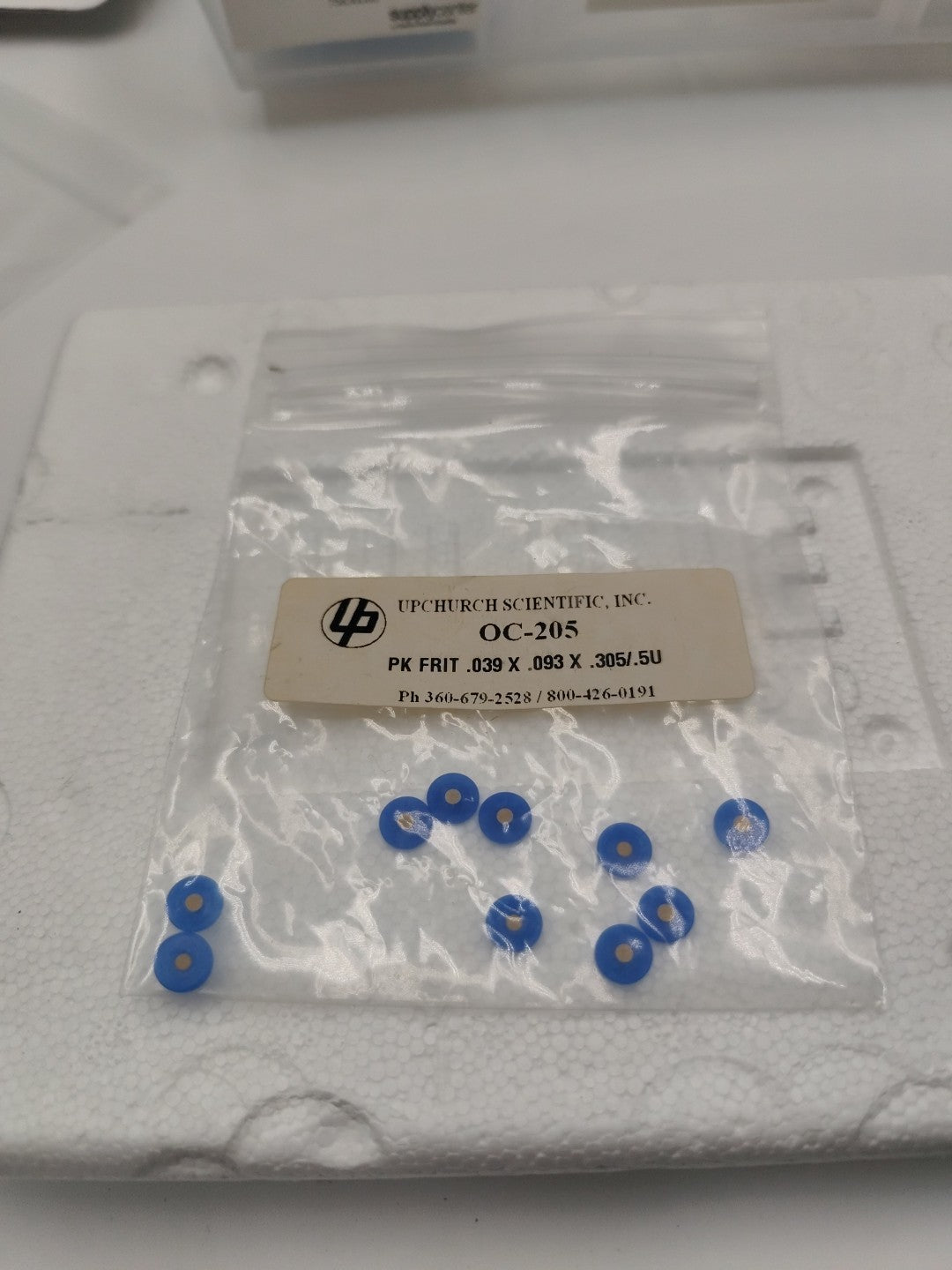 Upchurch scientific oc-205 frit