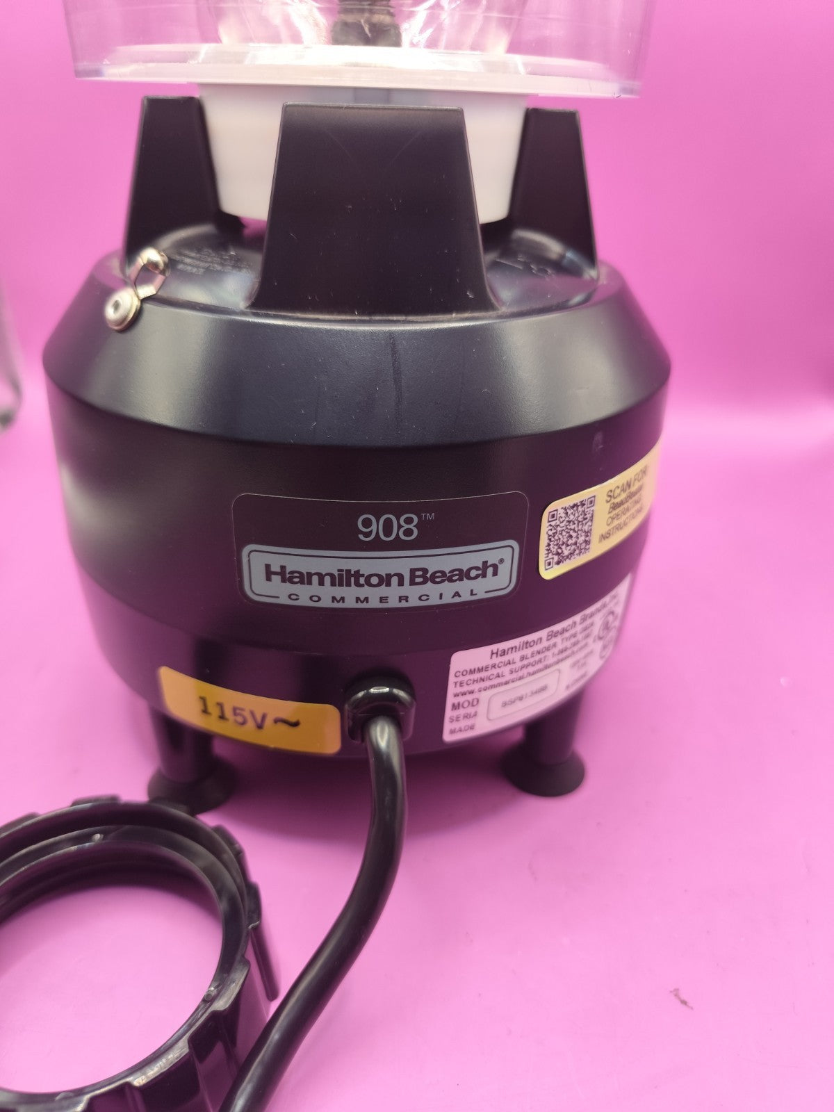 Hamilton Beach Biospec Beat Beater Homogenizer Disrupter Blender