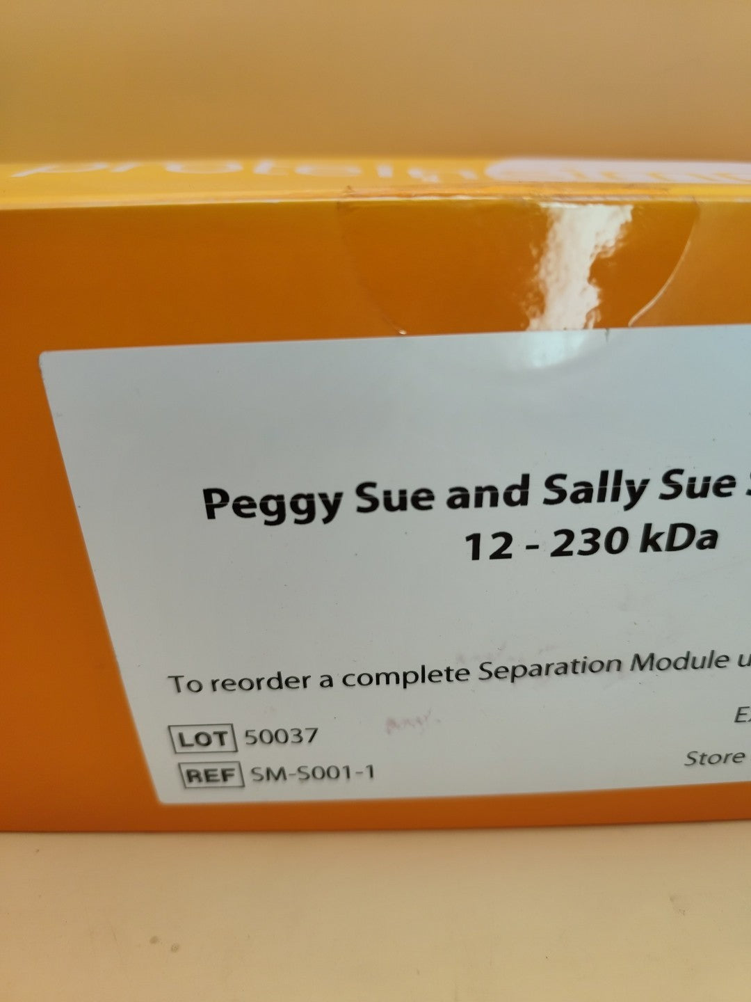 ProteinSimple 12-230 kDa Separation Module for Peggy Sue or Sally Sue 480 Capill