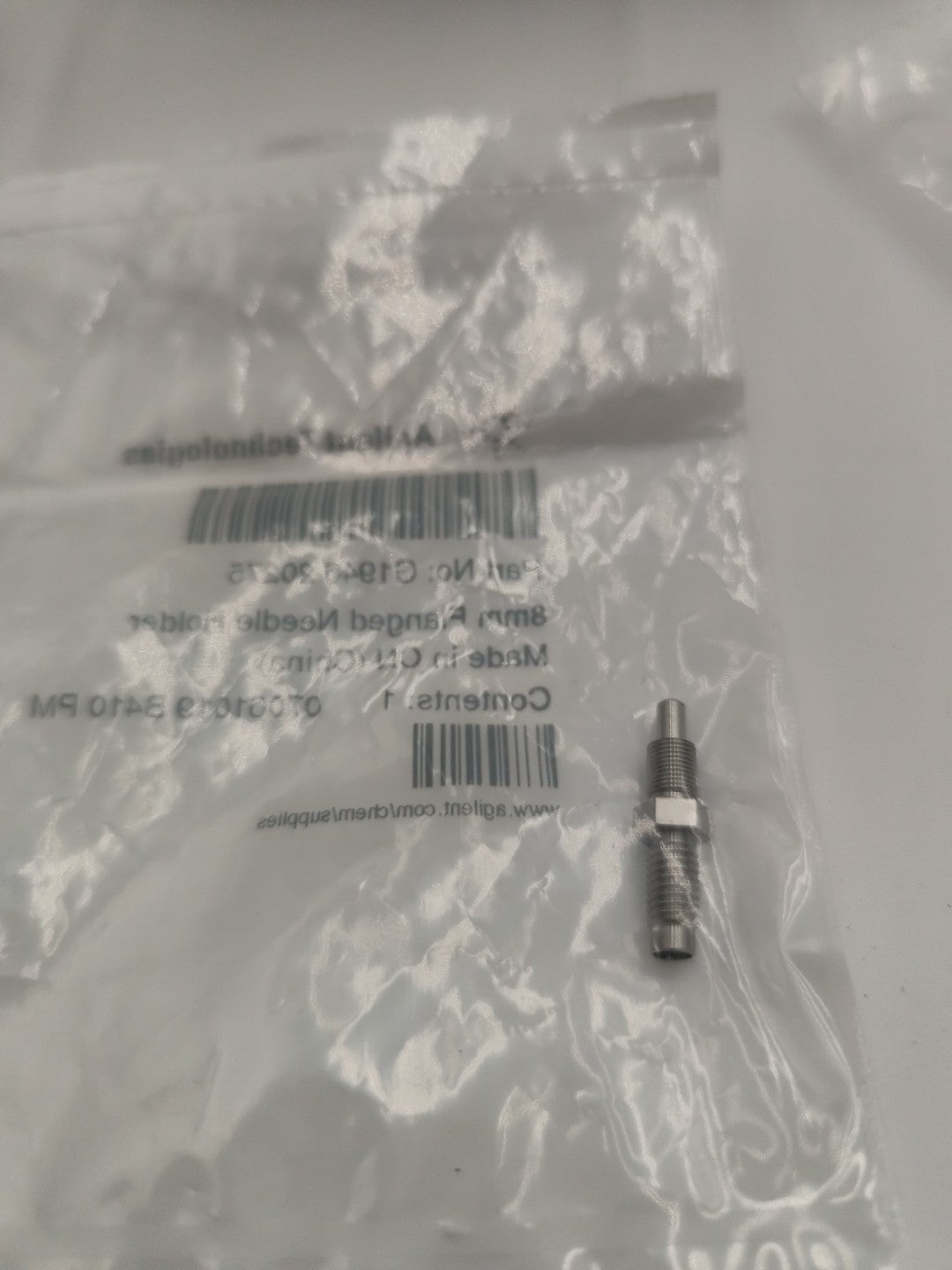 Agilent G1946-20275 - 8mm Flanged Needle Holder
