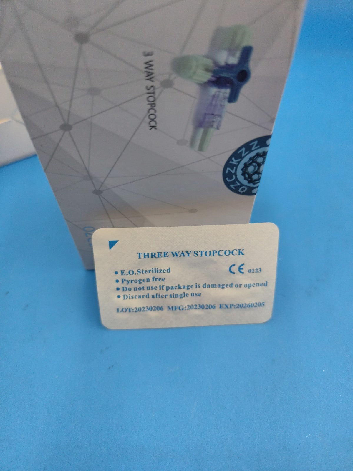 New Box Of 10 3 Way Stopcock New Sterile