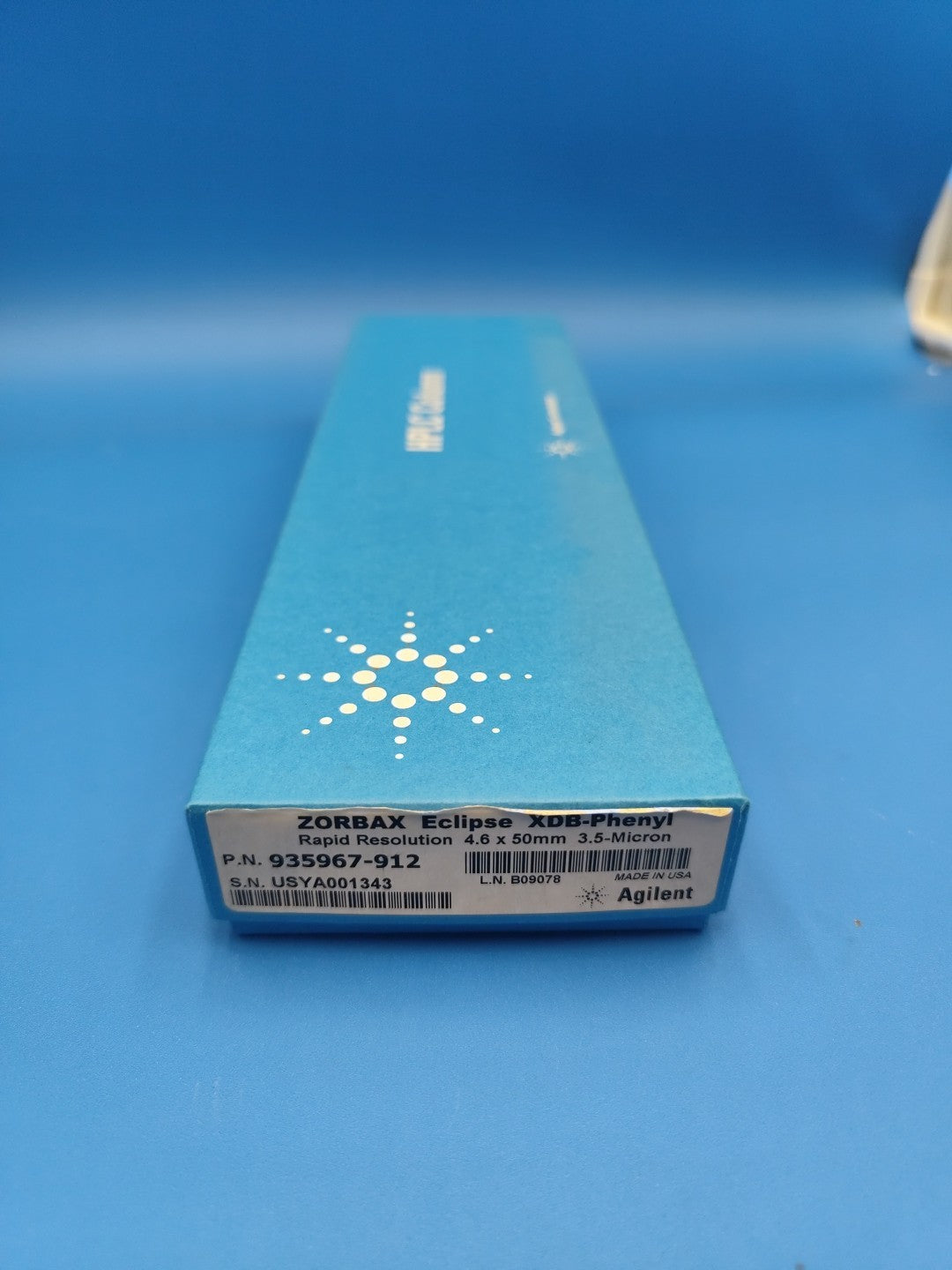 ZORBAX RR Eclipse XDB-Phenyl Column, 4.6 x 50 mm, 3.5 µm 935967-912