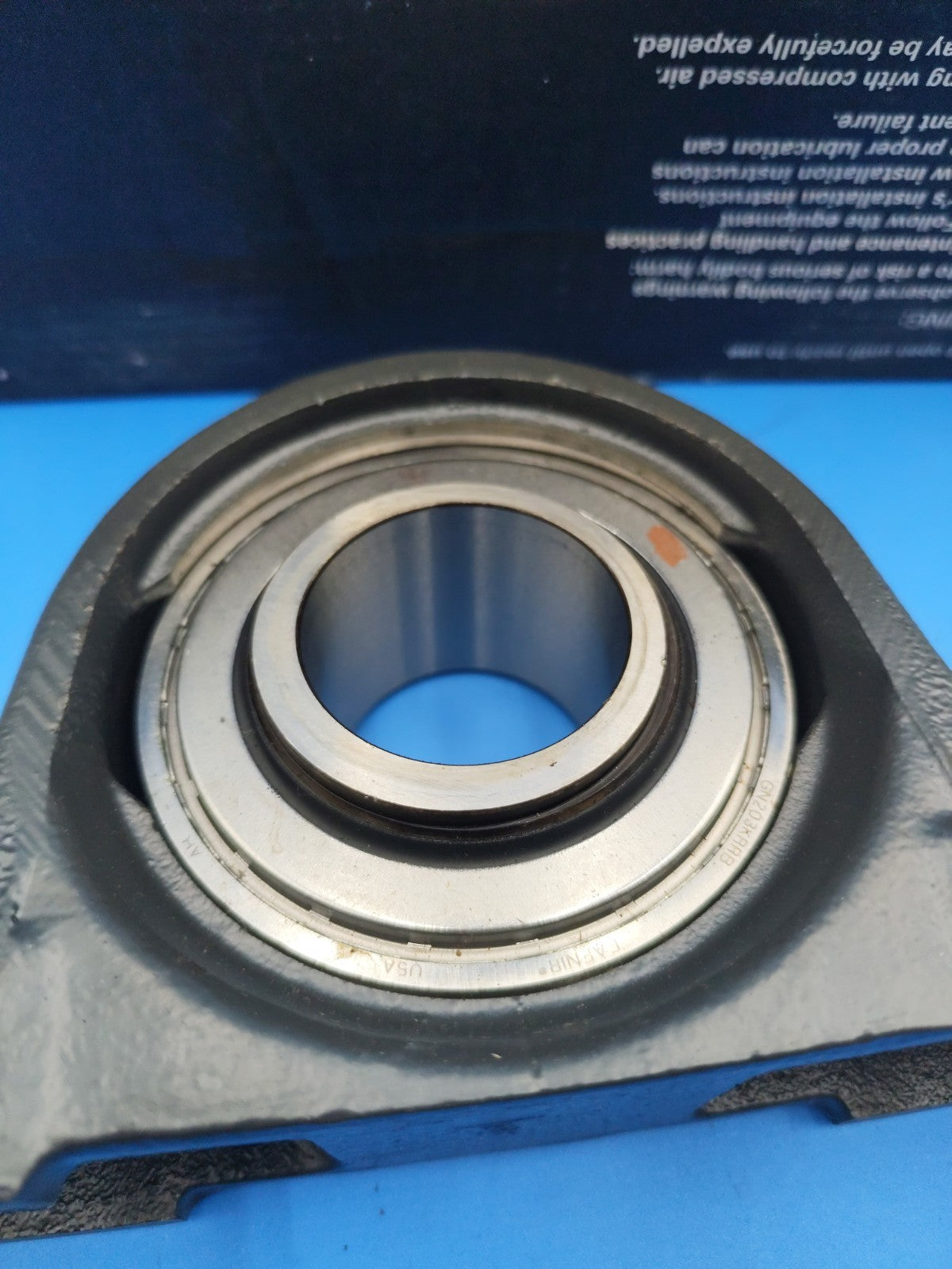 GN203KRRB bearing insert with Fafnir RAO2 3/16 housing base