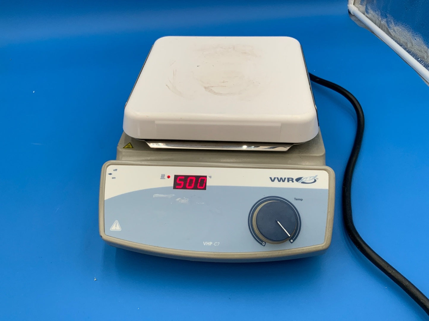 VWR hotplate VHP-C7 S1 Max 500 degrees c Warranty