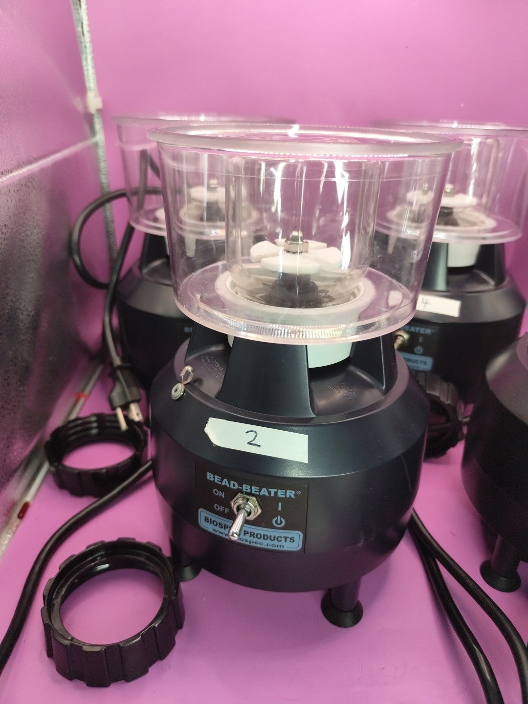 Hamilton Beach Biospec Beat Beater Homogenizer Disrupter Blender