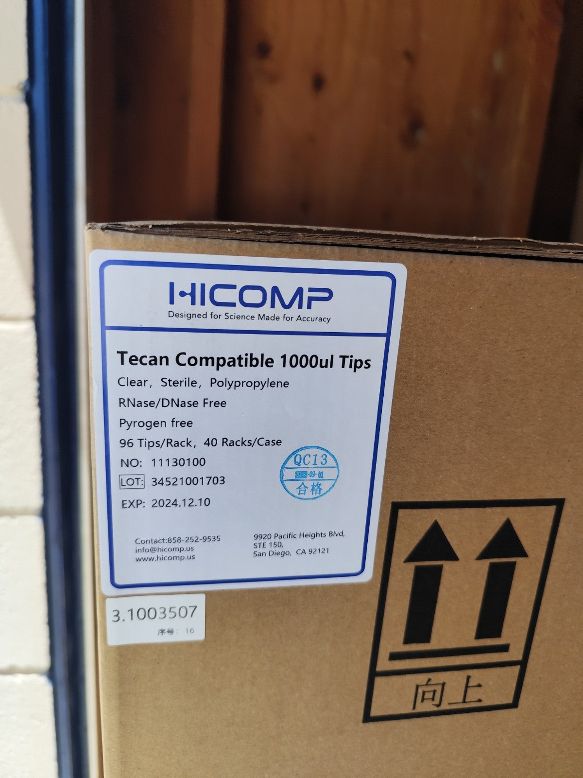 Tecan Compatible Pipette Tips Case