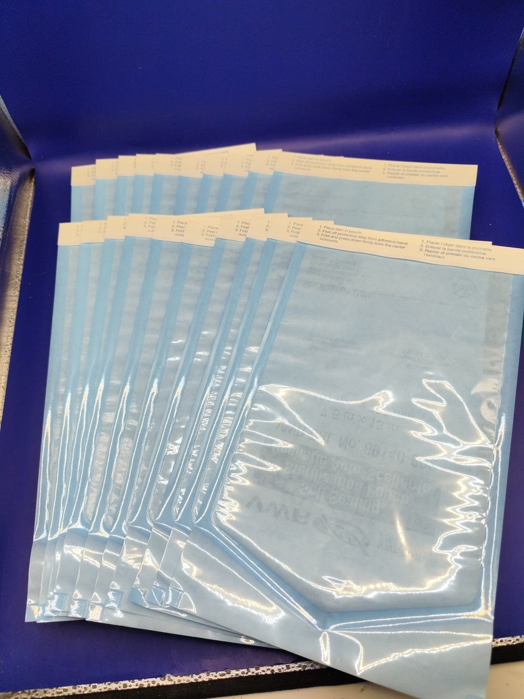 vwr sterilization pouches 7.5" X 13" 89140-802 Bag Of 20 Pouches