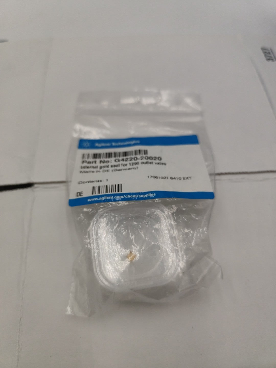 internal gold seal for 1290 outlet valve G4220-20020