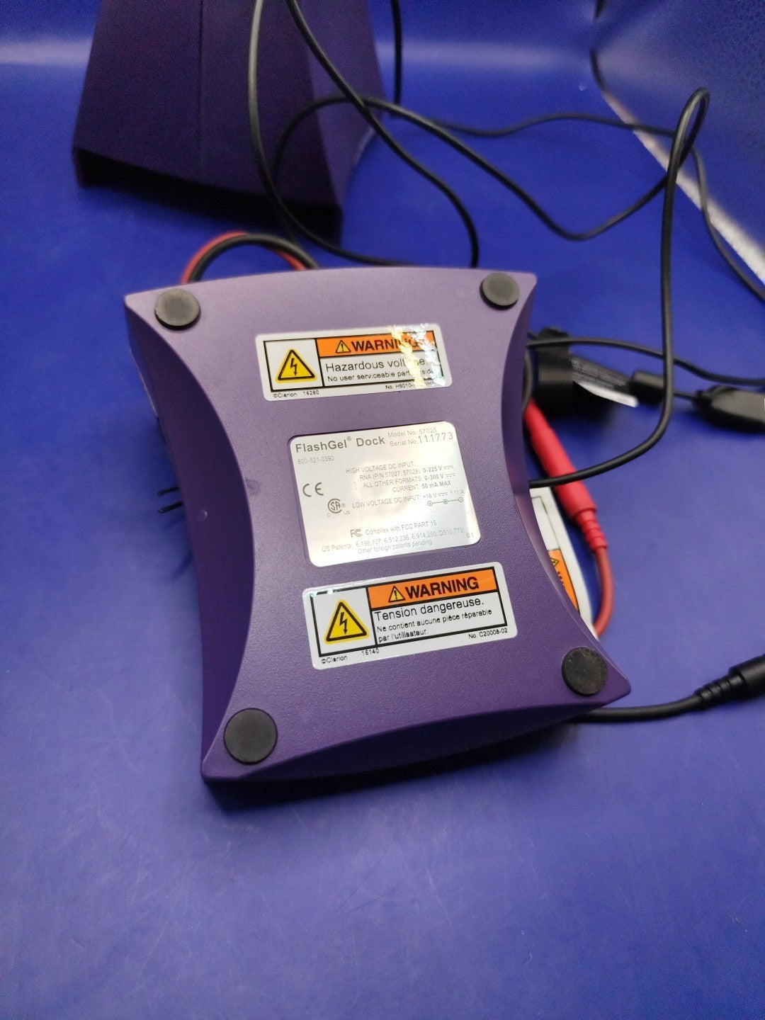 Lonza Flashgel System Imager Power Supply  Dock Complete Set With Power Supply 