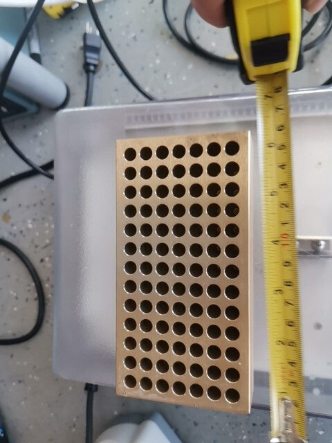 Diversified Biotech CoolSafe CHAM-2000 Aluminum Cooling Chamber for 0.5ml Tubes