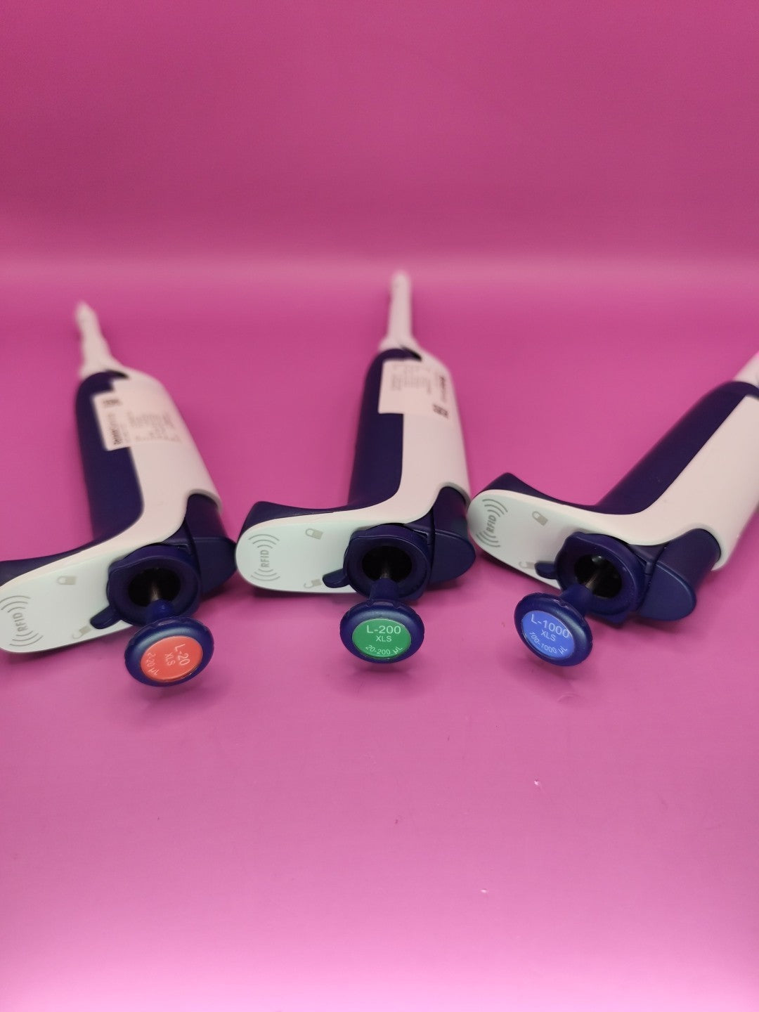 Set Of 3 Rainin single Channel Pipette LTS XLS L20 L200 L1000 Calibrated Guarant