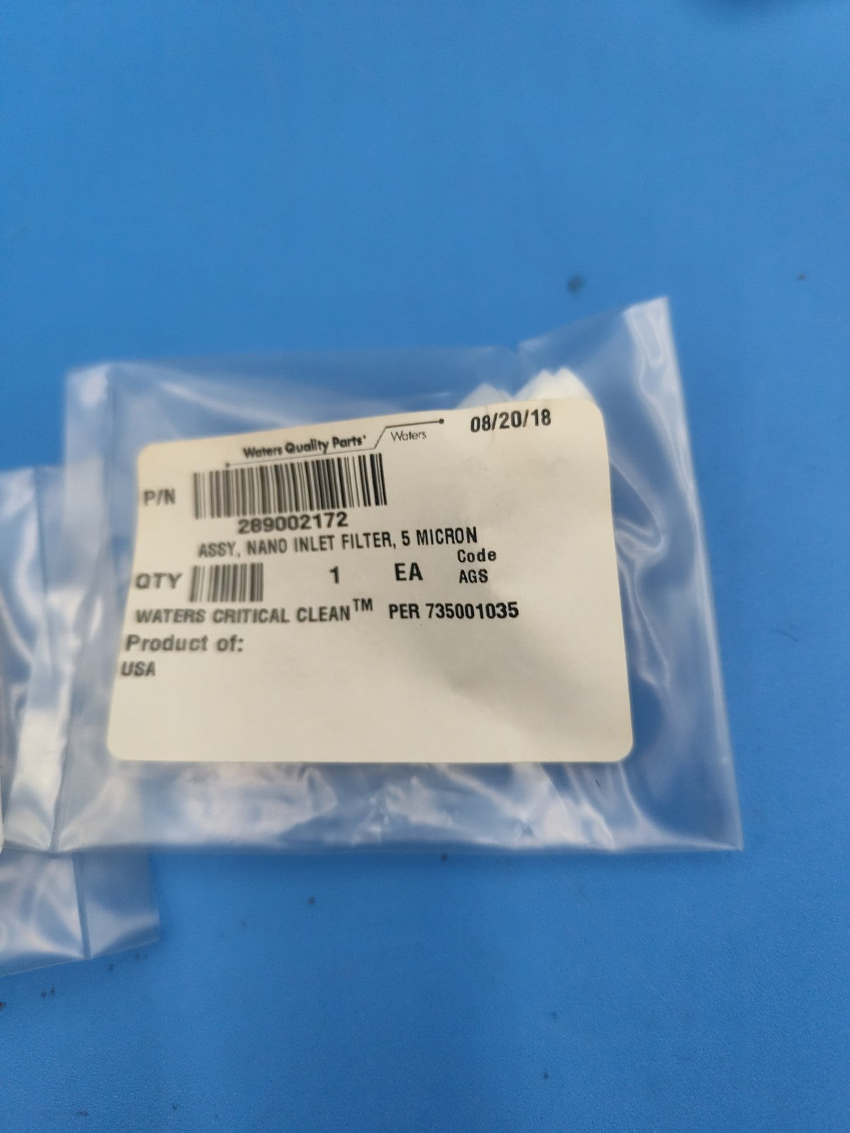 nanoACQUITY Nano Inlet Filter 5 Micron Assembly