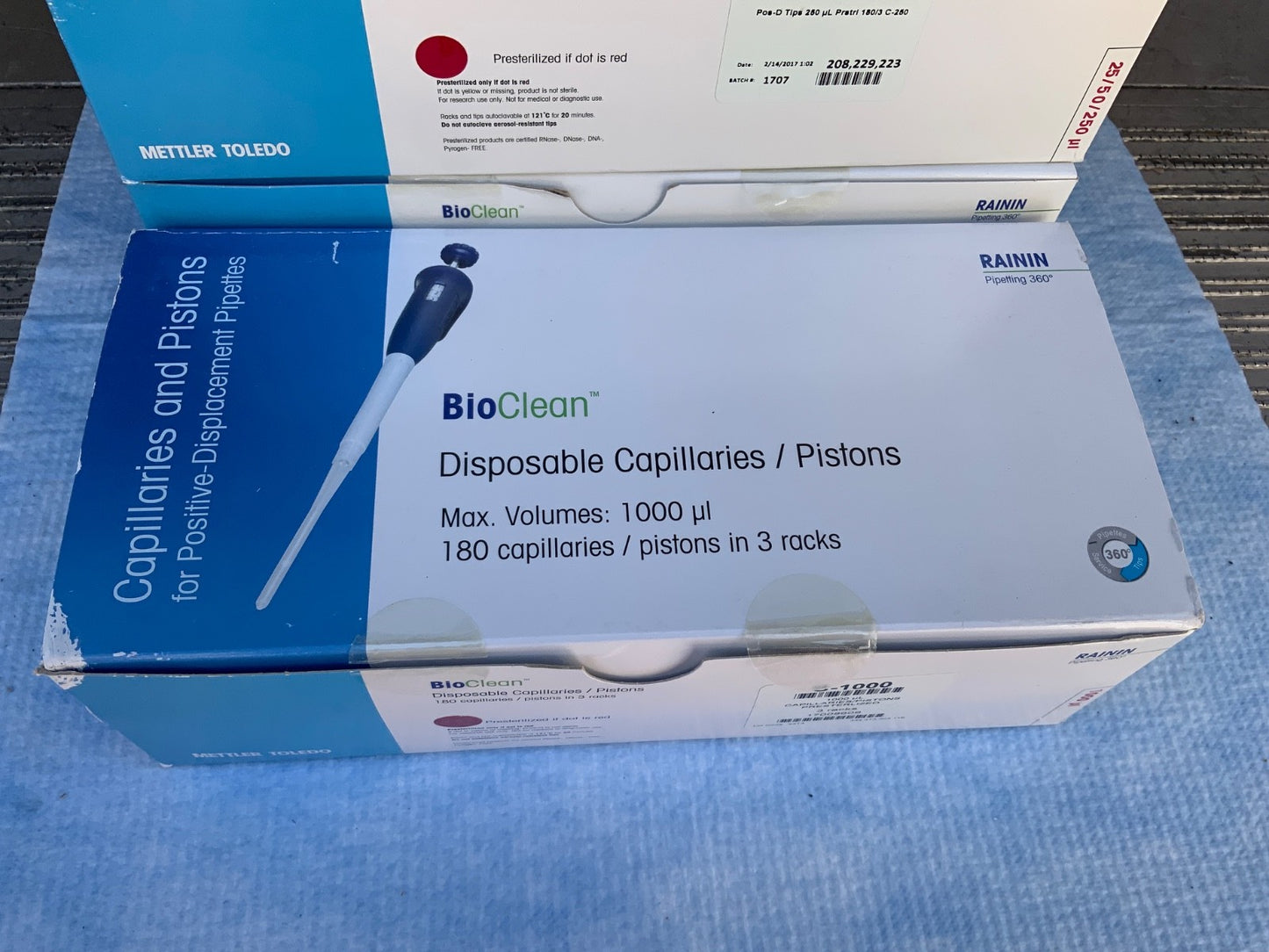 Mettler Toledo Bioclean Disposible Capillaries pistons
