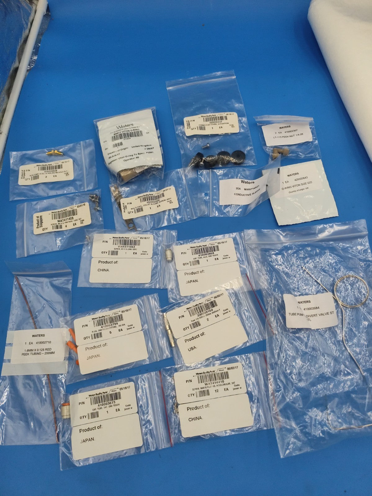 Large Lot Of Waters Service Parts