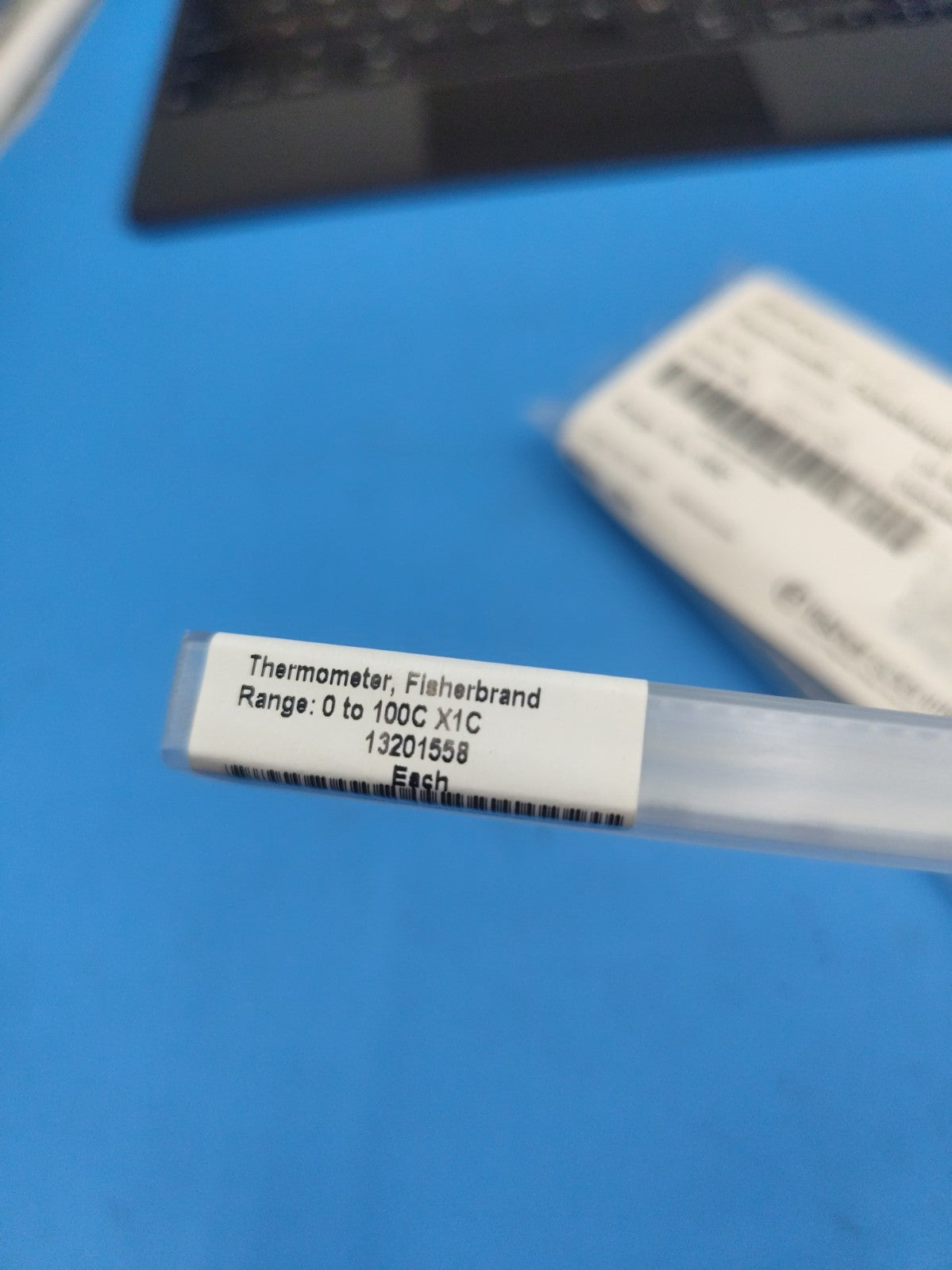 Fisherbrand Dry Block/Incubator Thermometer 0-100 C  35mm Immersion Length PFA
