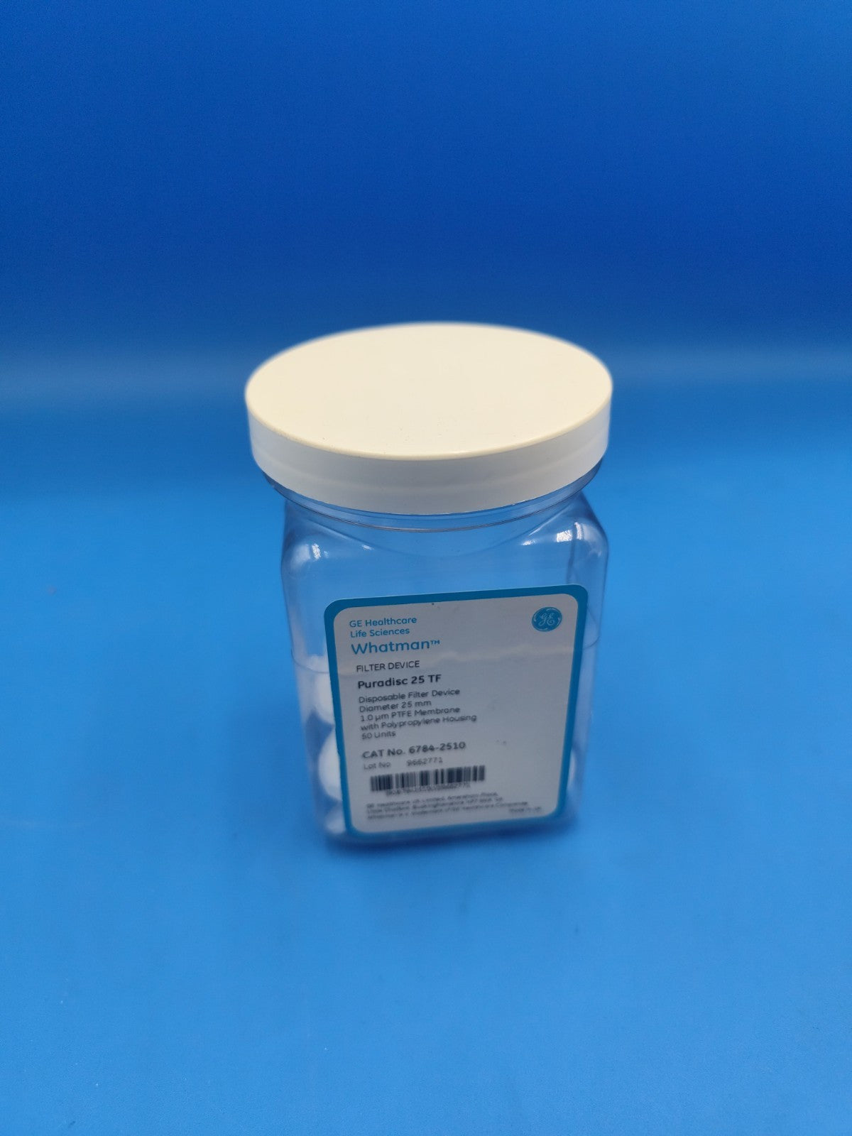 puradisc 25 TF disposable filter device 1.0um PTFE  Box Of 18