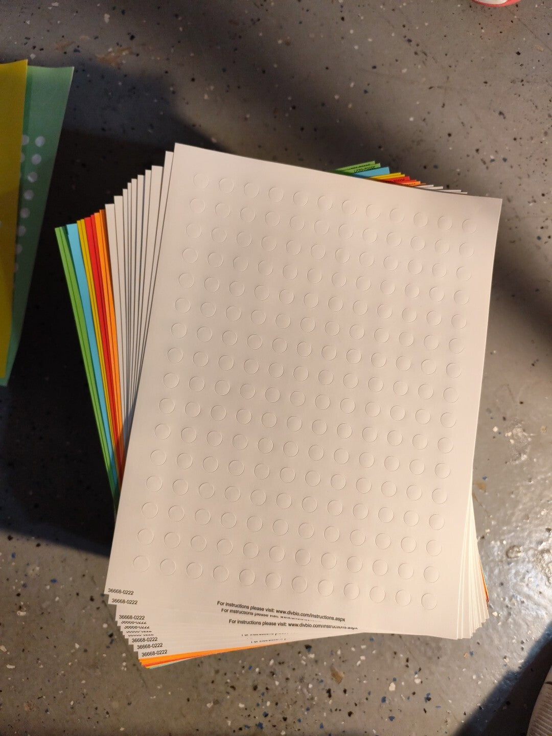Tough-spots 3/8 Inch Round Labels 3456 Plus Some More Labels