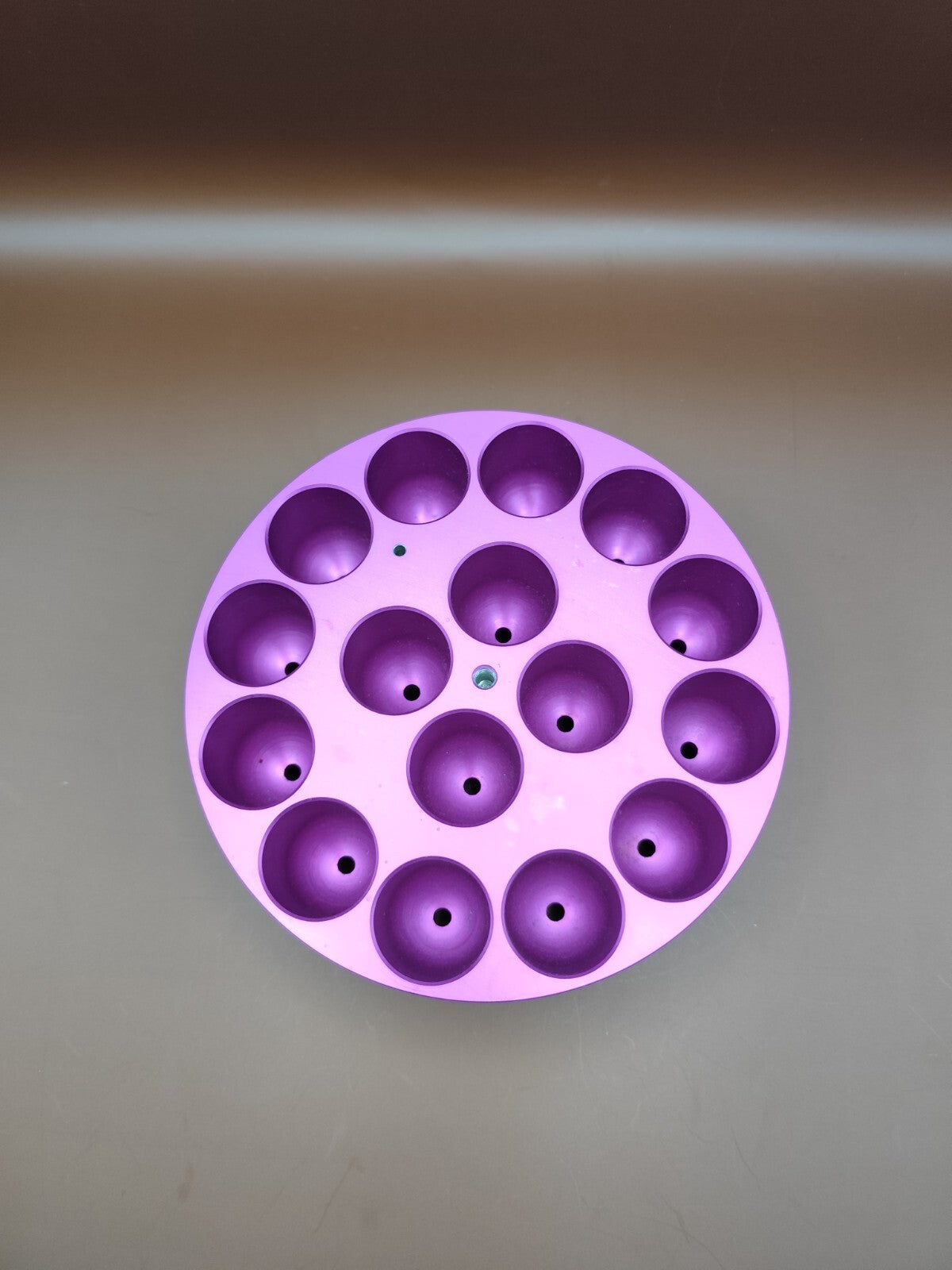 Round Metal Reaction Block from ChemGlass Ace Glass etc