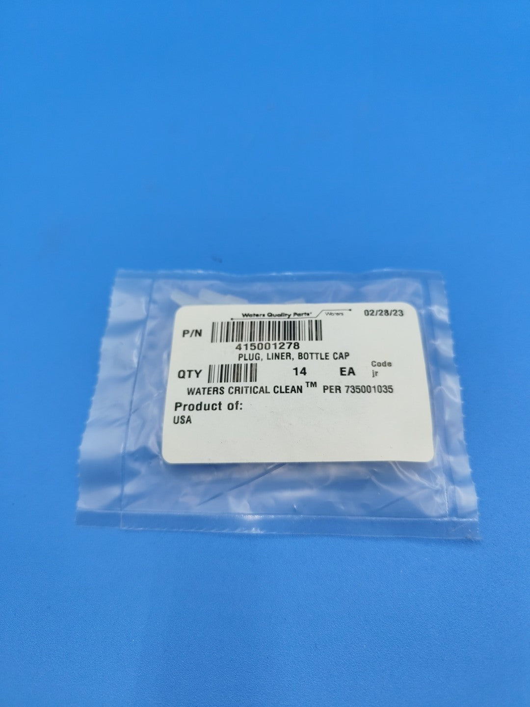New Bag Of 14 plug liner bottle cap 415001278