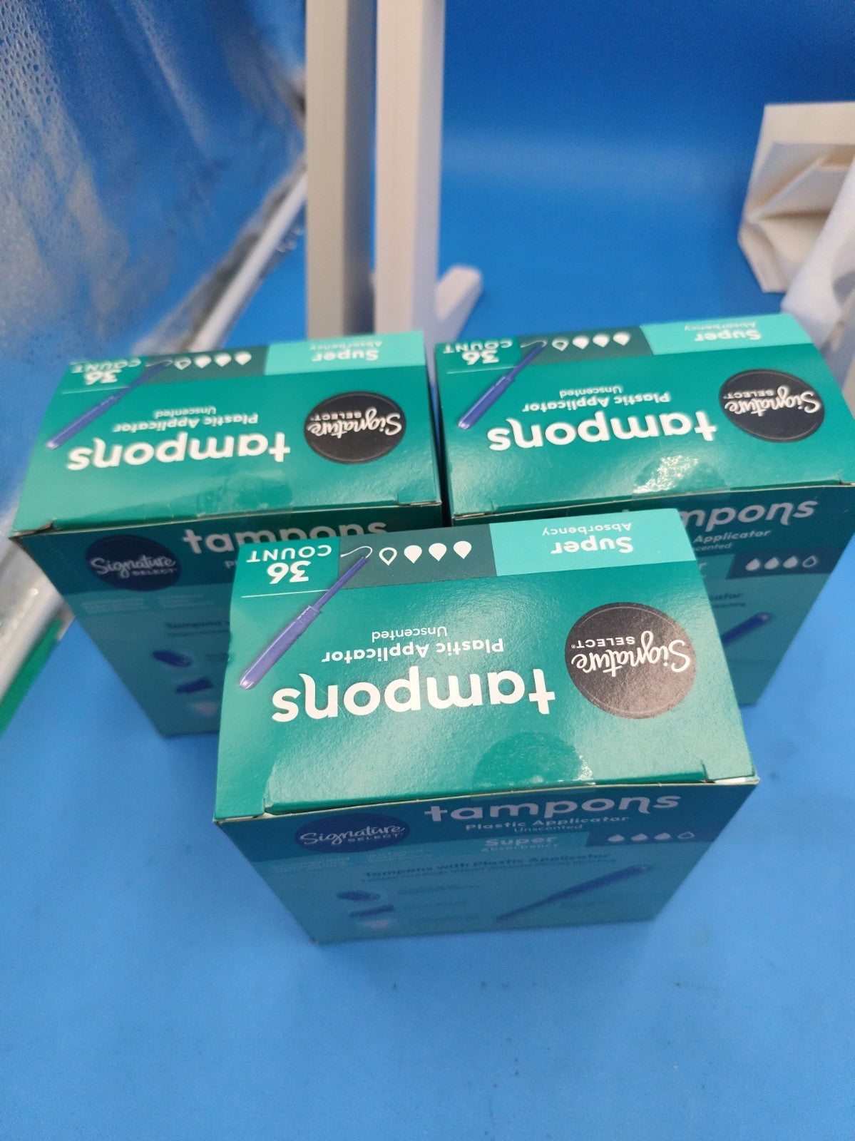 Signature Select Compact Super Absorbency Unscented Tampons 36 X 3