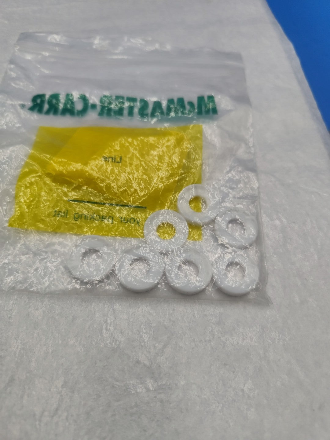 Ultra-Chemical-Resistant PTFE Plastic Gasketfor 1/2" Tube OD 7 PCs 