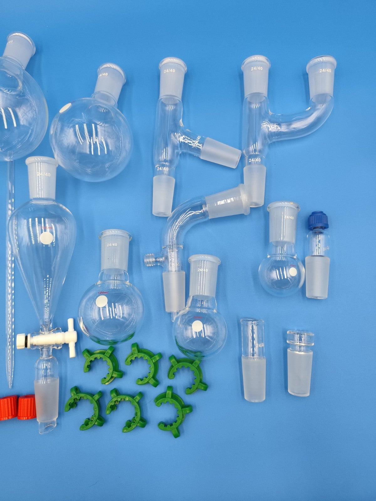 glass preparation apparatus kit organic chemistry distillation kit 38 pcs