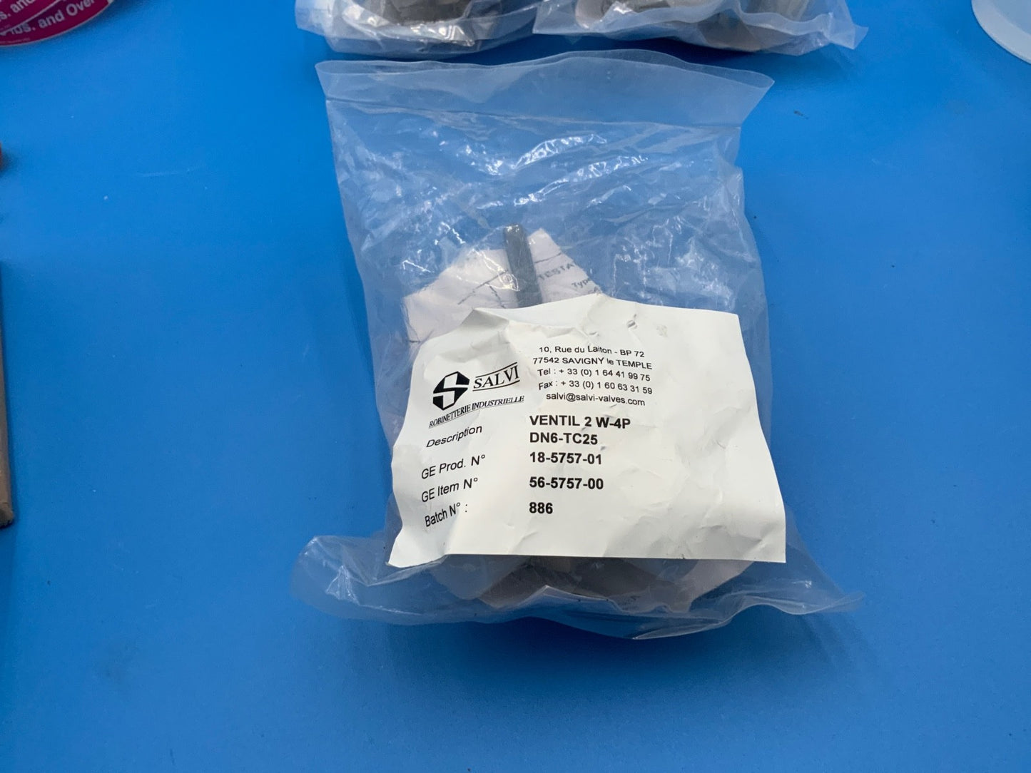 Salvi Ventil 2 W-4P GE Cytiva DN6-TC25 Valve 4-Port 2-Way ID 6 mm 18575701