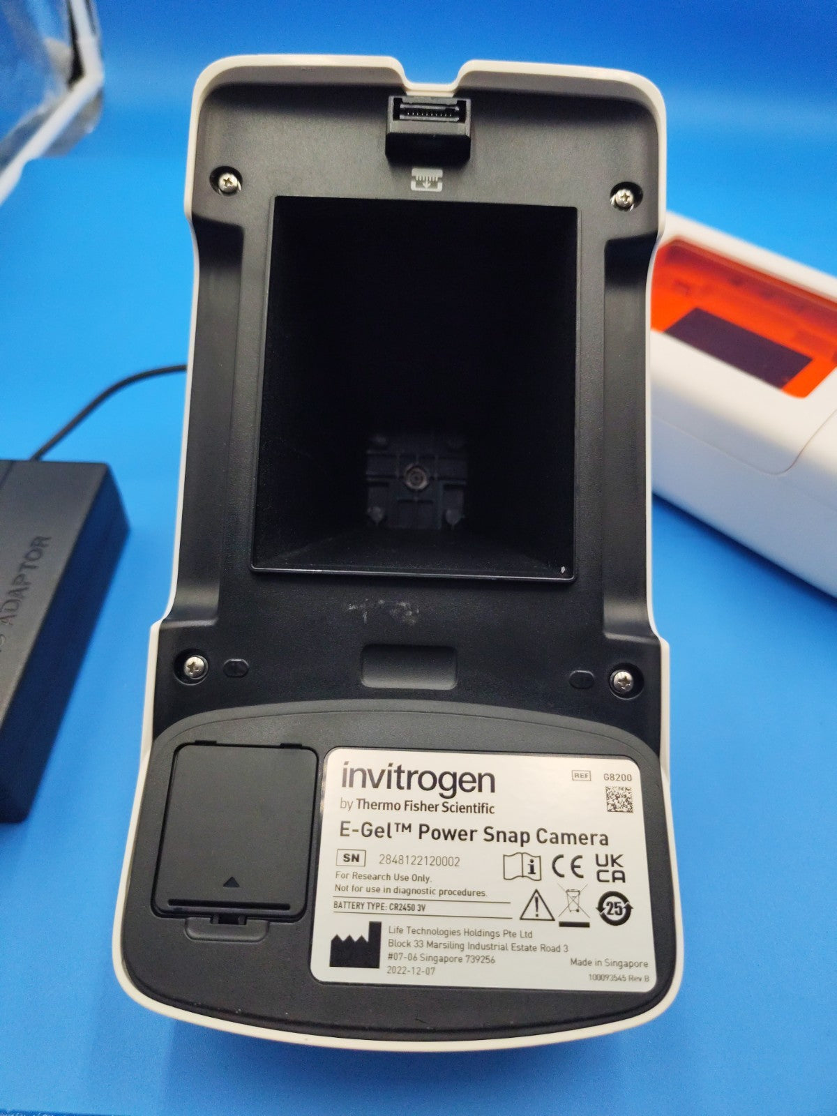 Invitrogen E-Gel G8100 Electrophoresis Device & G8200 Power Snap Camera Warranty