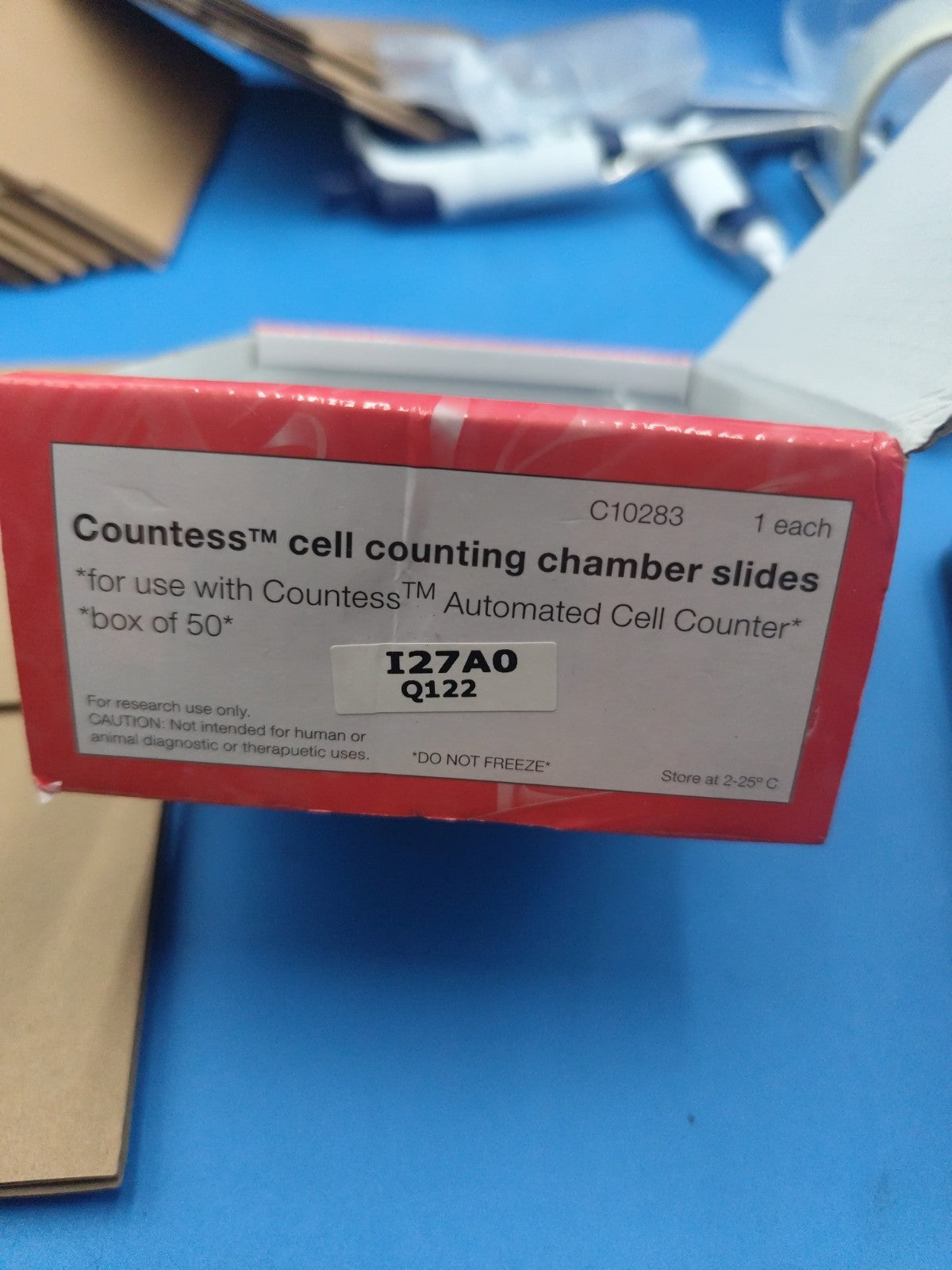 Invitrogen Cell Counting Slides Open Box