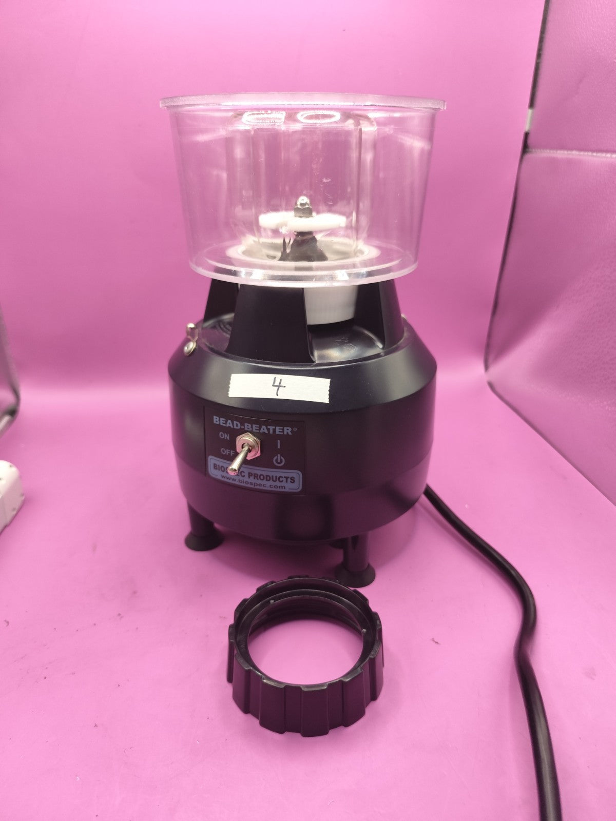 Hamilton Beach Biospec Beat Beater Homogenizer Disrupter Blender