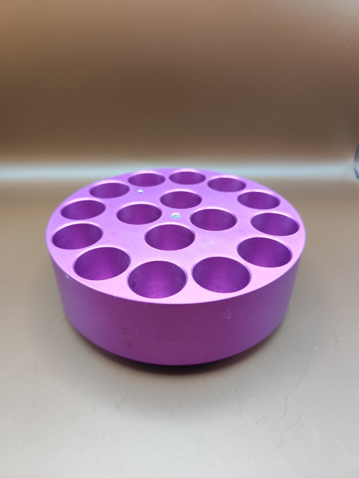Round Metal Reaction Block from ChemGlass Ace Glass etc