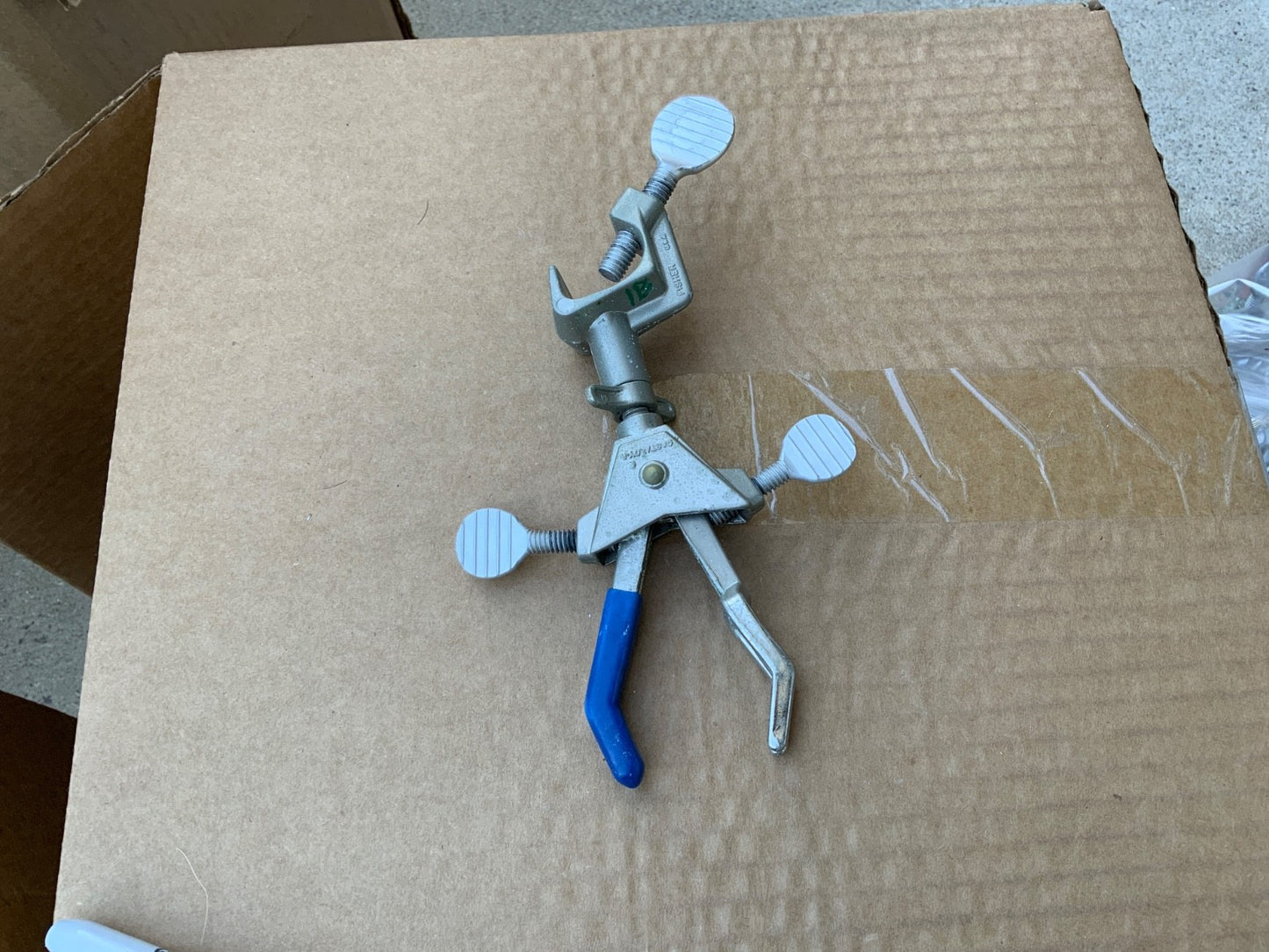 laboratory clamp or ring for column flask etc