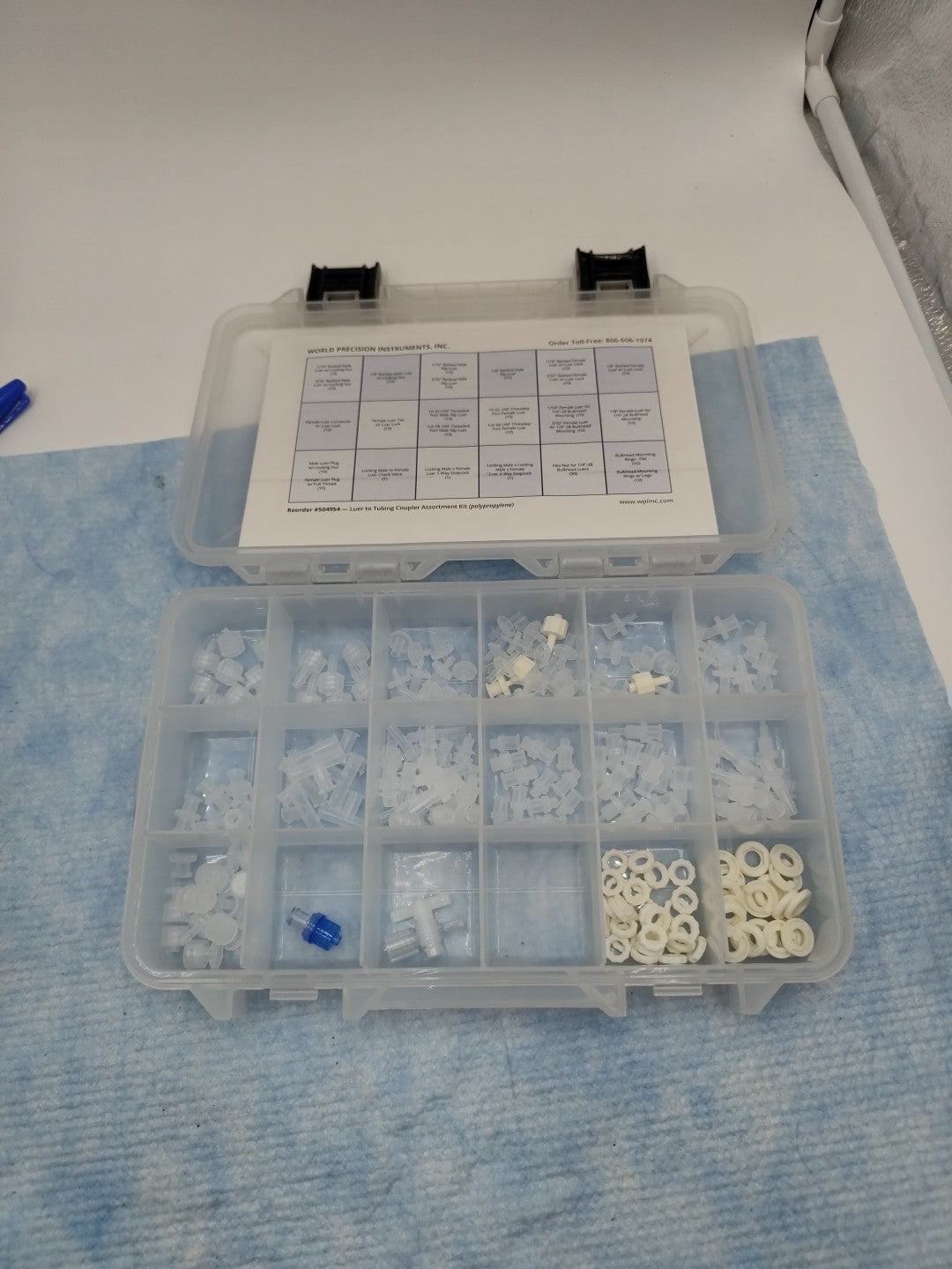 world precision instruments luer to tubing coupler assortment kit