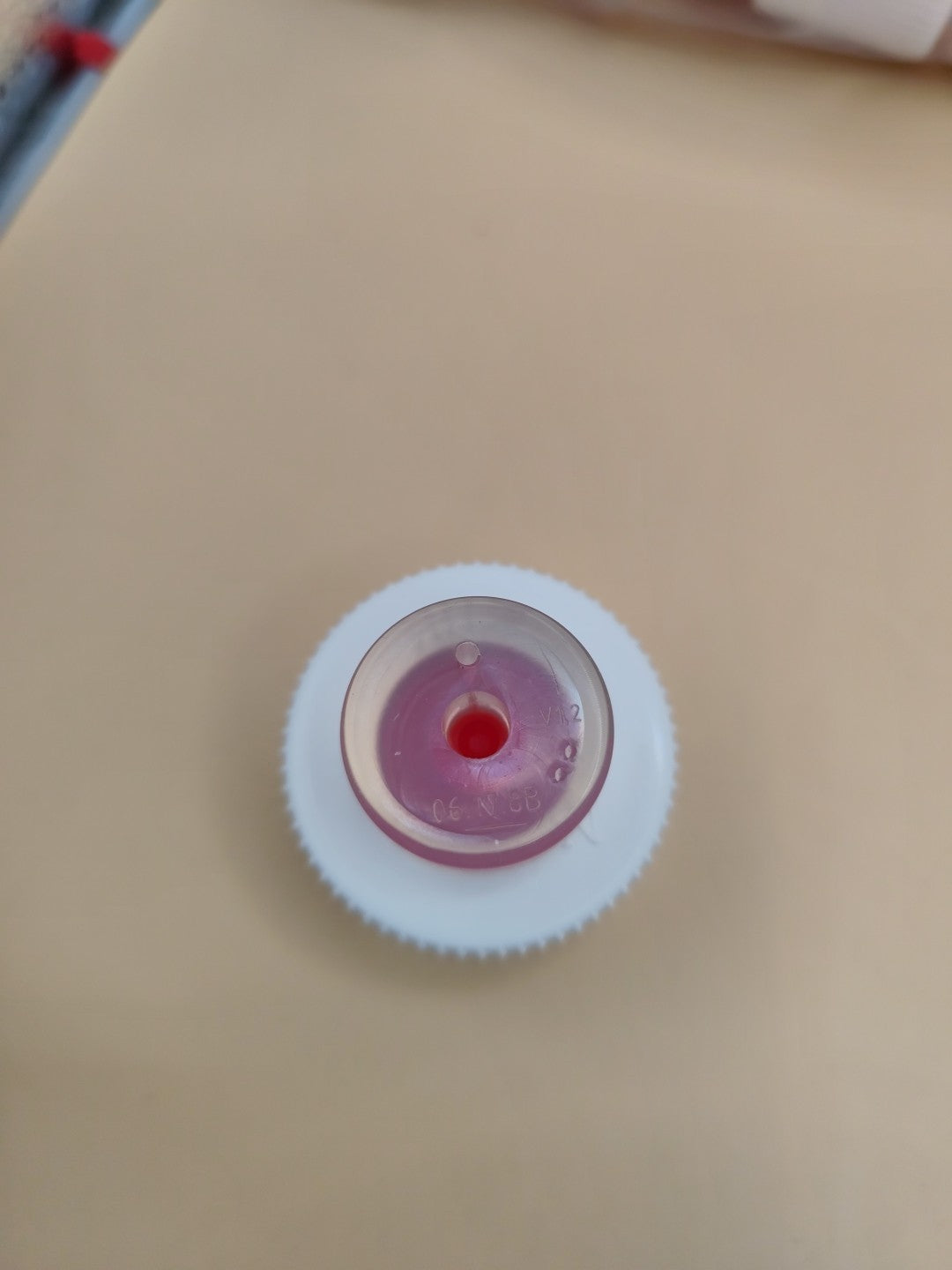 Formulator Cap For Nalgene Bottles Septa Cap
