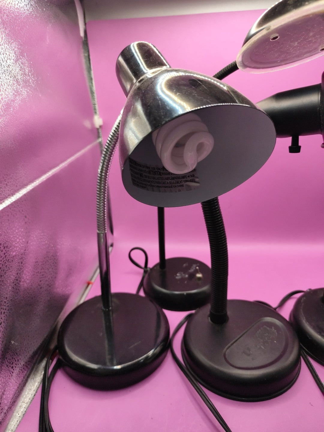 Set Of Four Table Lamps Reading Lamp