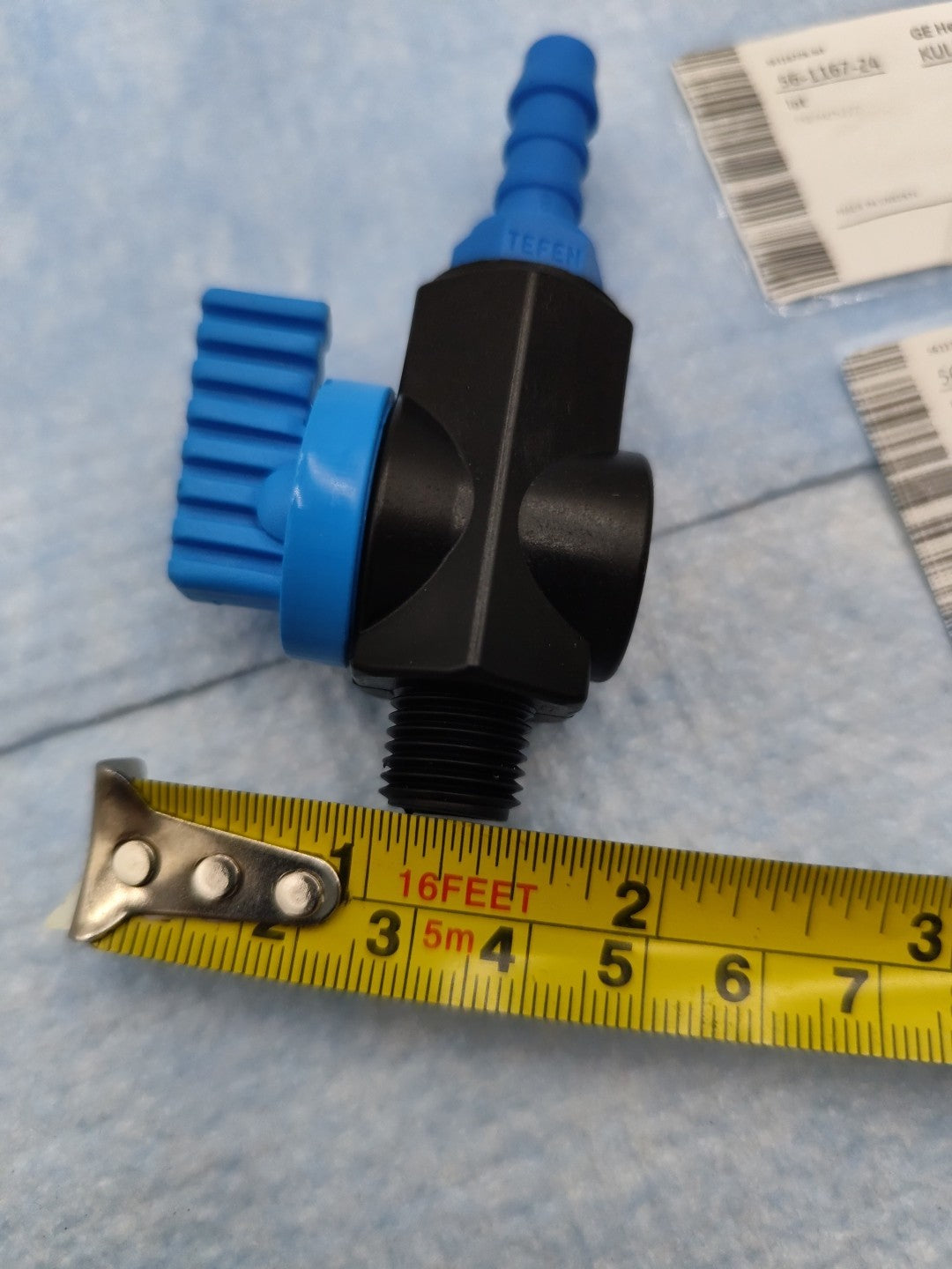GE Kulventil And Slangfaste Tubing Connector Tefen 1/4