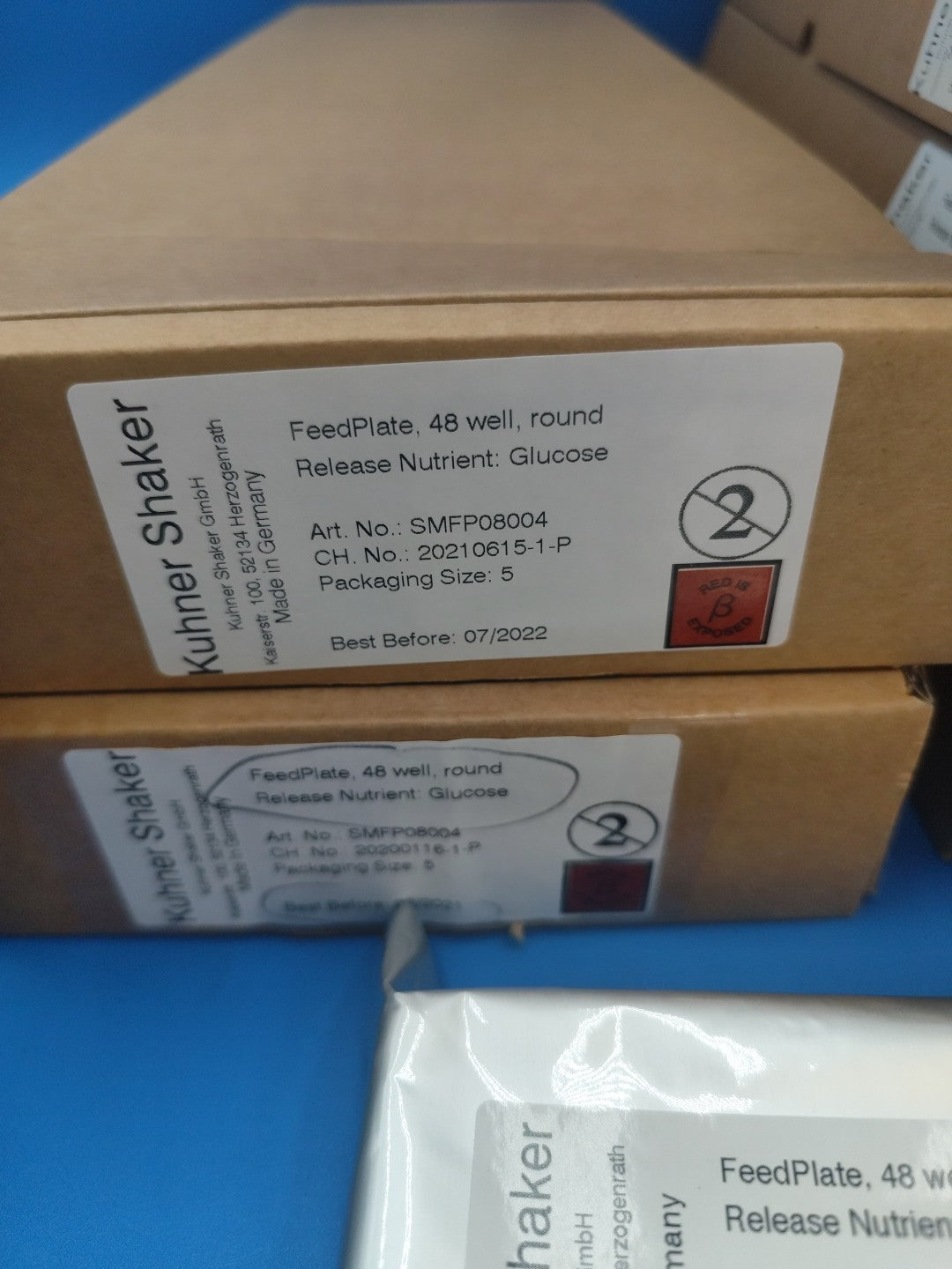 kuhner shaker GmbH feedplate 48 well plate round release nutrient glucose 1 pcs