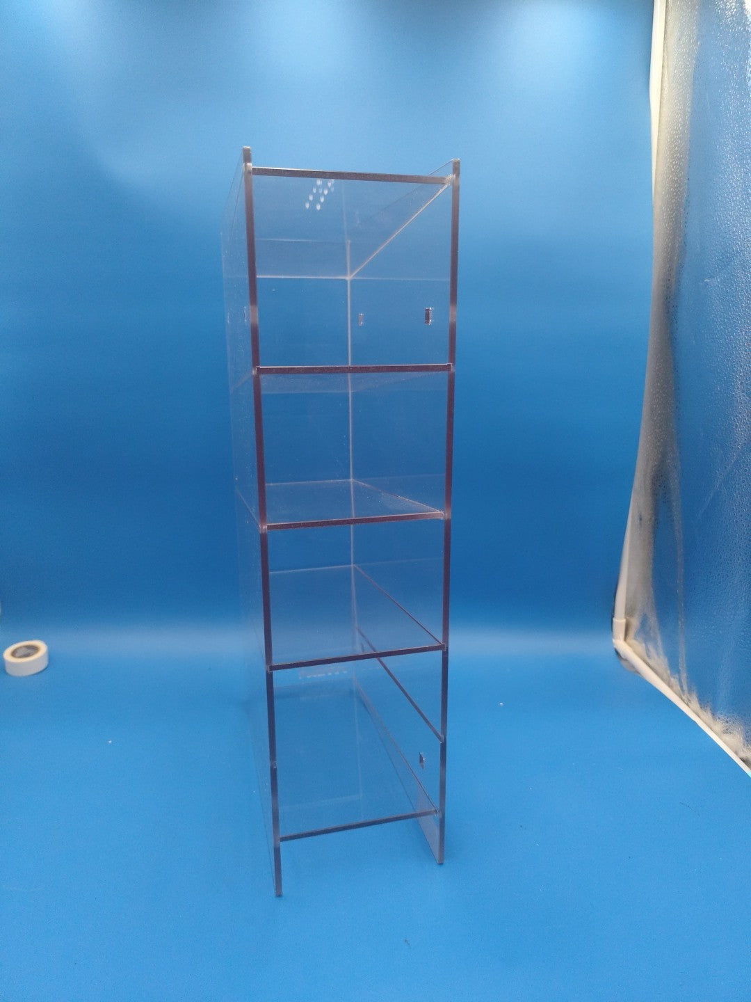 Laboratory Serological Pipet Rack Clear Acrylic H 19" L 11" W 5"